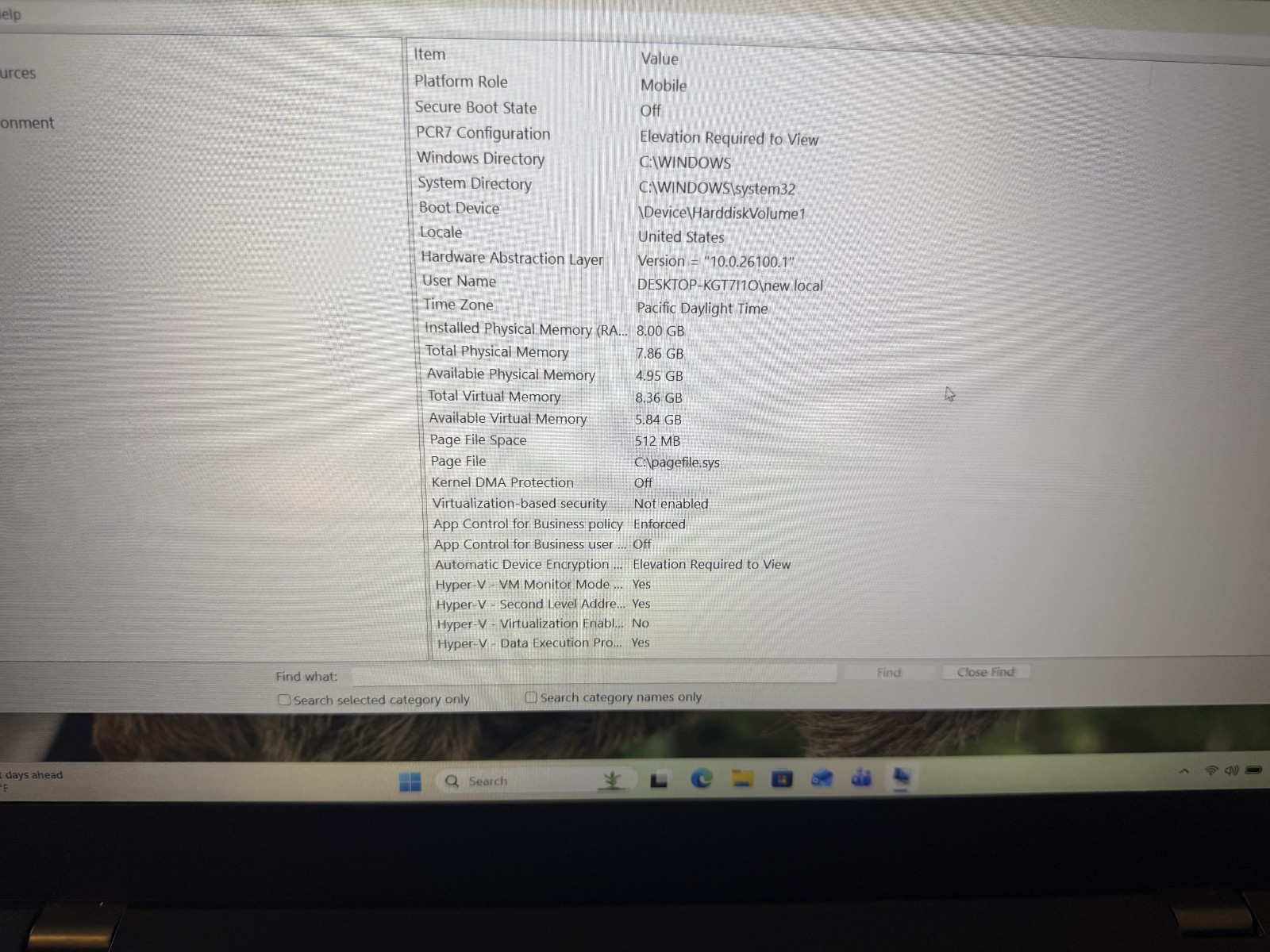Lenovo ThinkPad T580 Intel i5-8250U 8GB RAM 240GB NVMe 15.6″ FHD Win 11 Pro