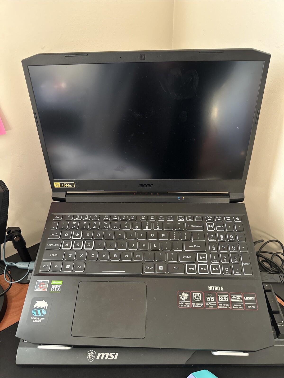 Acer Nitro 5 Premium Gaming Laptop, 15.6 Inch FHD 1440hz