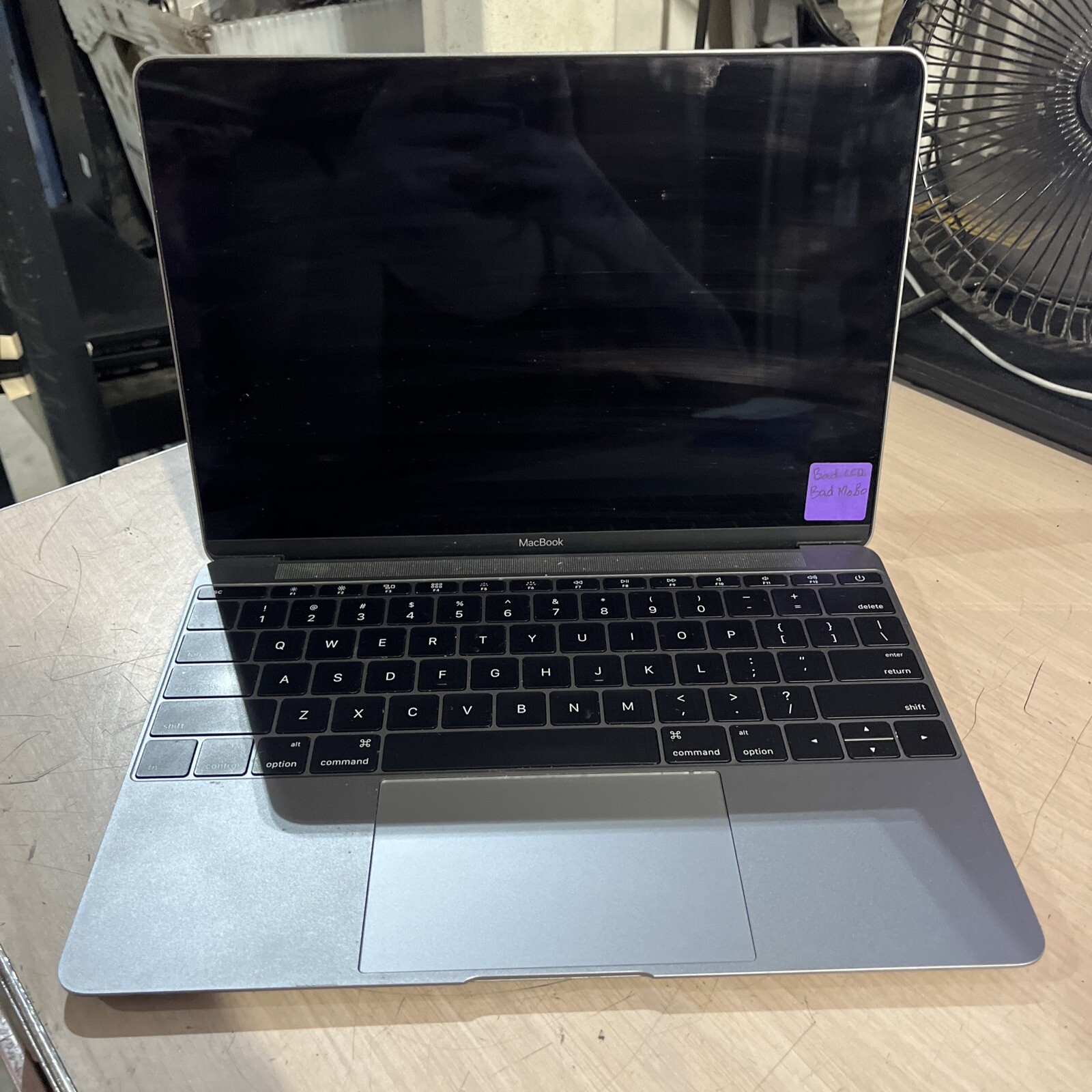APPLE MACBOOK 12″ EARLY 2016 CORE M3-6Y30 1.1GHZ 8GB RAM 256SSD NO OS