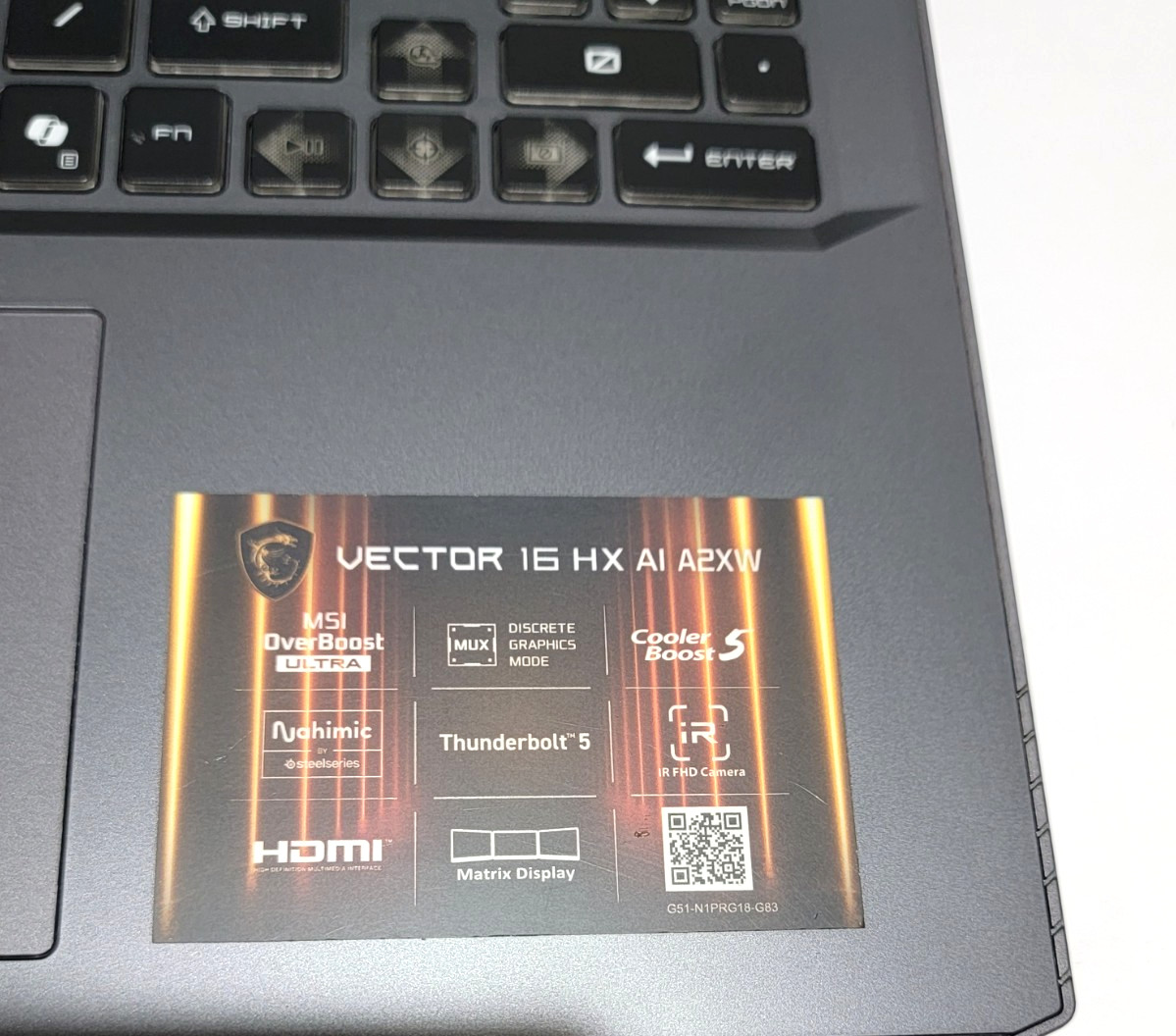 MSI Vector 16 HX AI A2XW-Intel Ultra 9 275HX-64GB Ram-4TB SSD-Nvidia RTX 5070