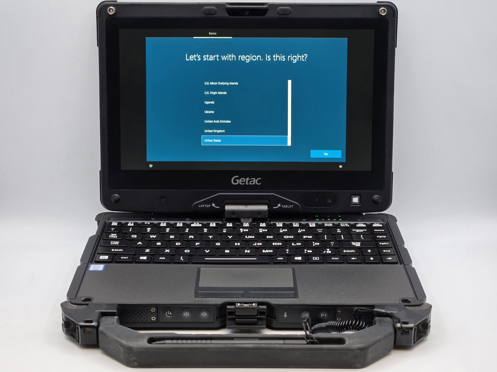 Getac V110G4 2-in-1 11 HD Touch I5-7200U 256GB SSD 8GB W10P Webcam Stylus *READ*