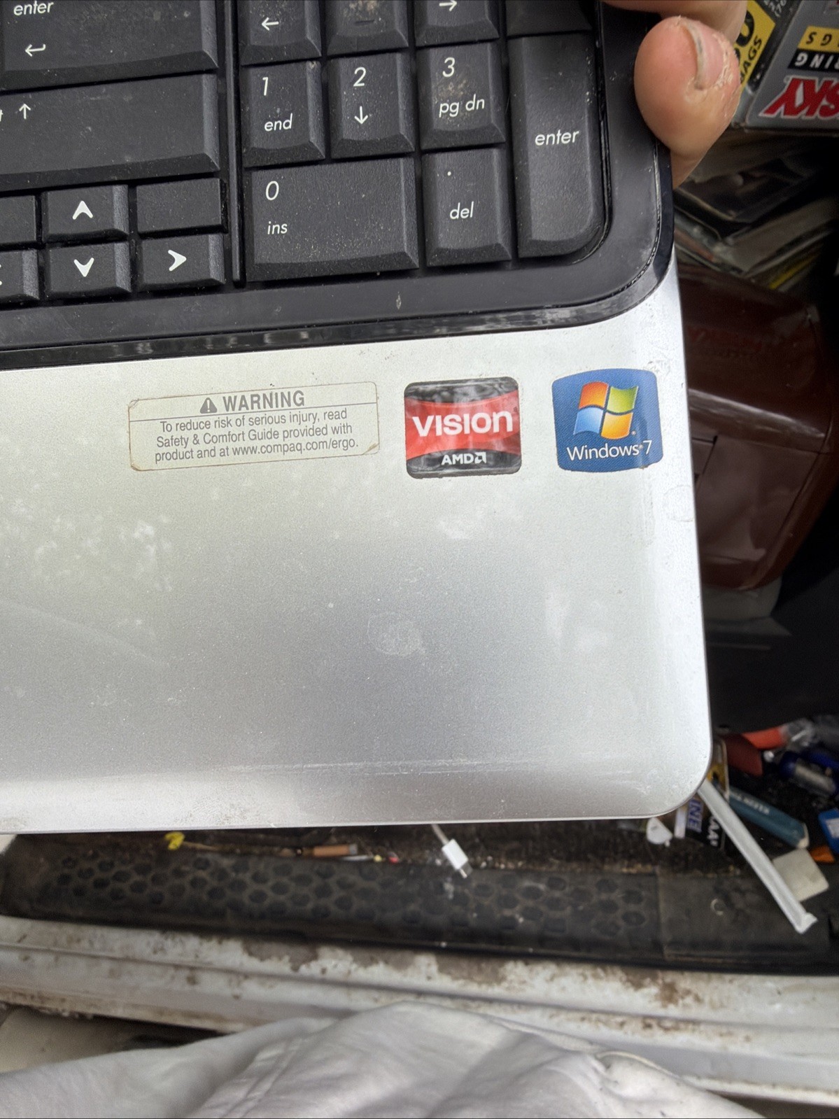 Compaq Presario CQ61 Laptop – WON’T POWER ON – Parts/Repair Only – Read Desc.