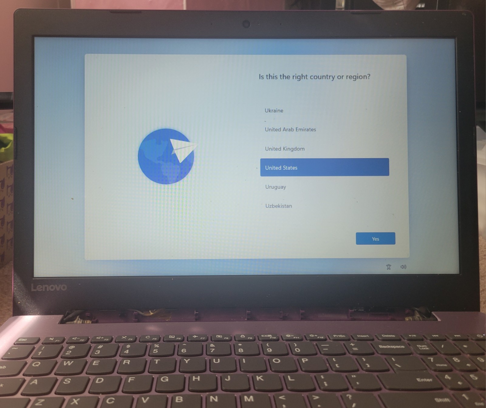 plum purple Lenovo IdeaPad 330 15.6″ laptop