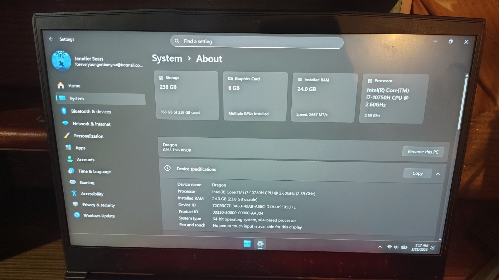 Gaming Laptop