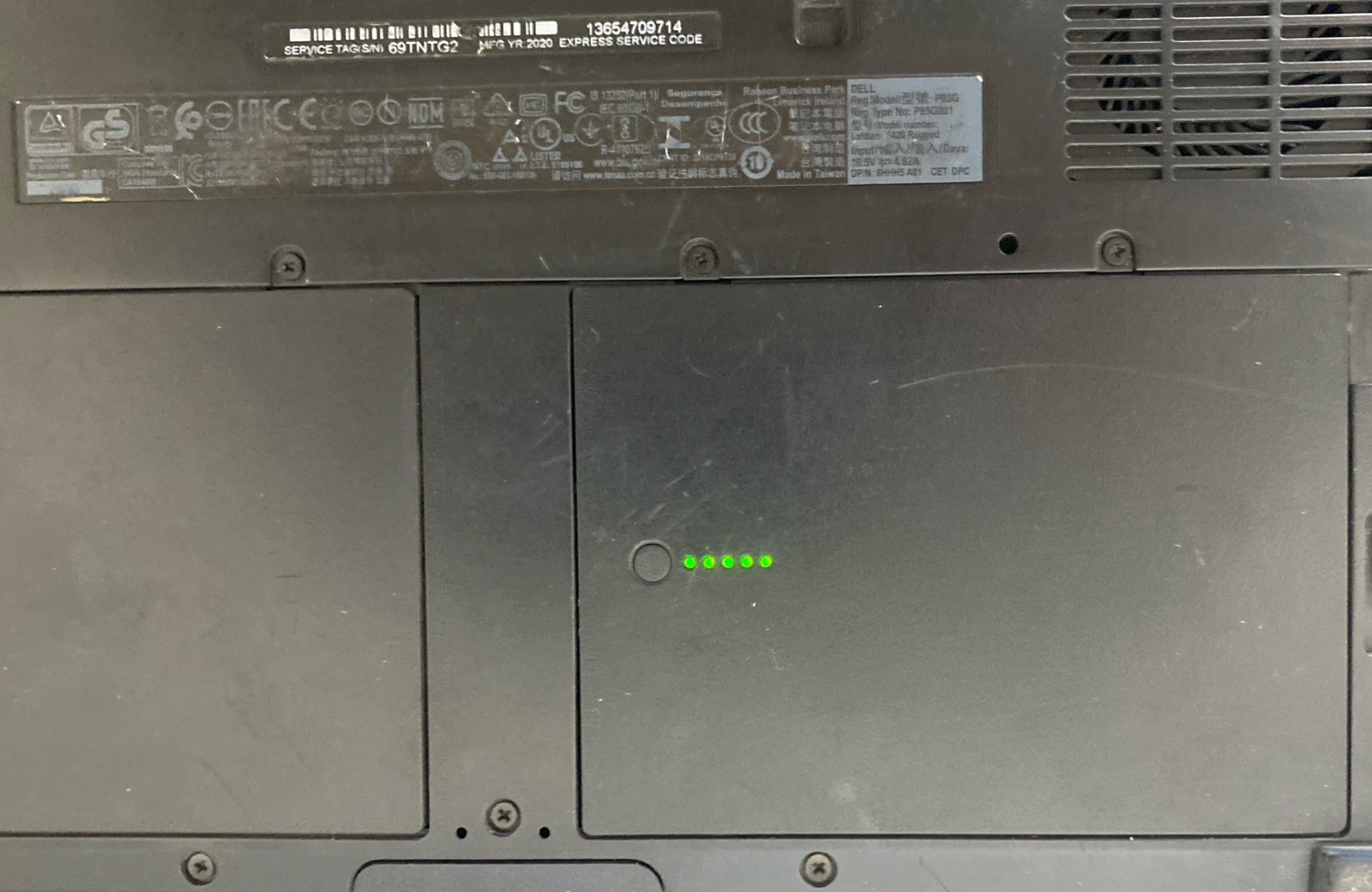 Dell Latitude 5420 Rugged 14” i5-8350U 8GB No drives/OS Durable Business Laptop