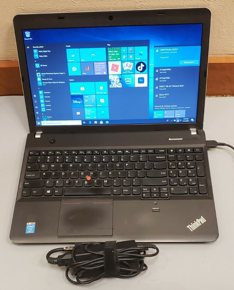 LENOVO THINKPAD E540 15.6″ Core i3-4300M 4GB RAM 500GB HDD WEBCAM BLUETOOTH