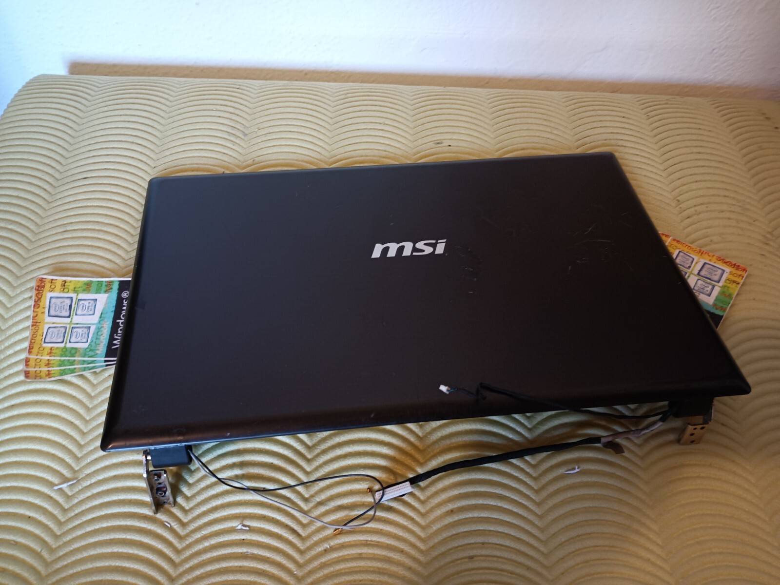 MSI GE620 FLAT WEBCAM HINGE FRAME COVER INCLUDING 15.6″ LCD.