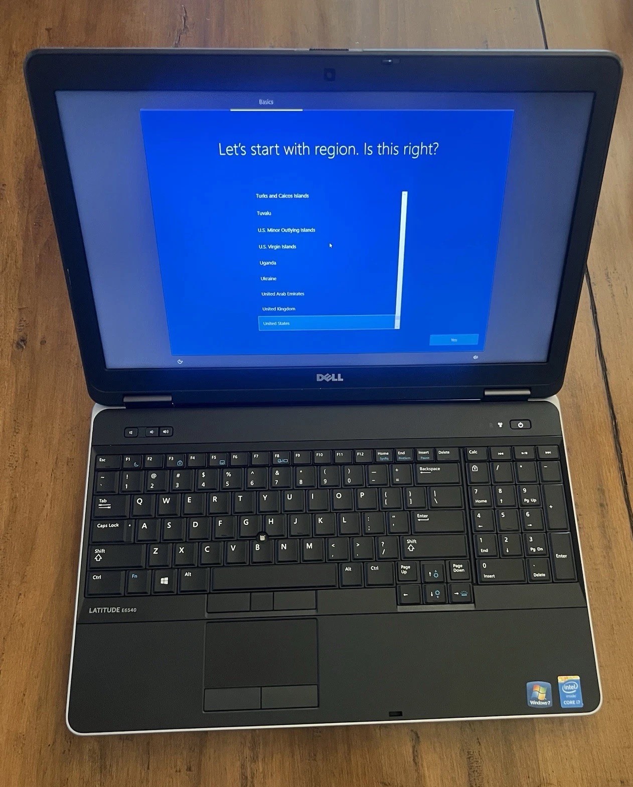 Dell Latitude E6540 15.6 in laptop. Core i7-4800MQ 2.7GHz, 16GB Ram, 250GB