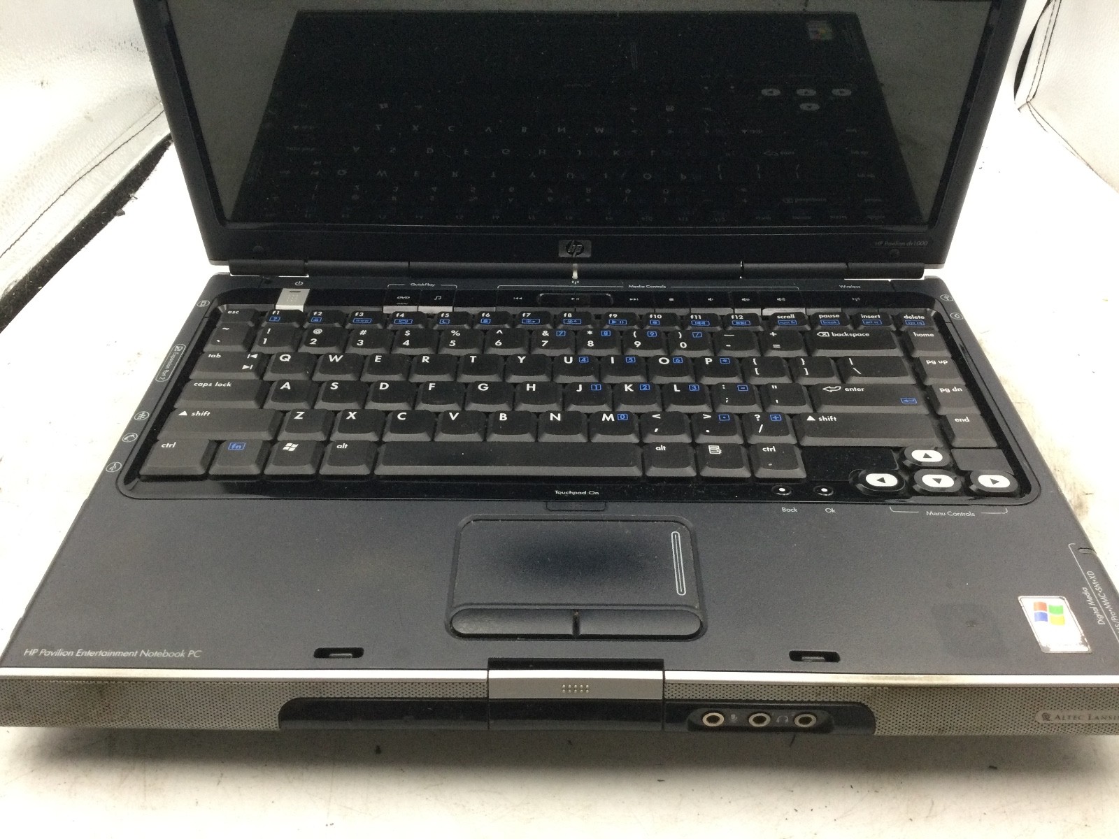 HP PAVILION DV1000 – FOR PARTS – INTEL PENTIUM M – 512MB RAM – READ DESCRIP – BB