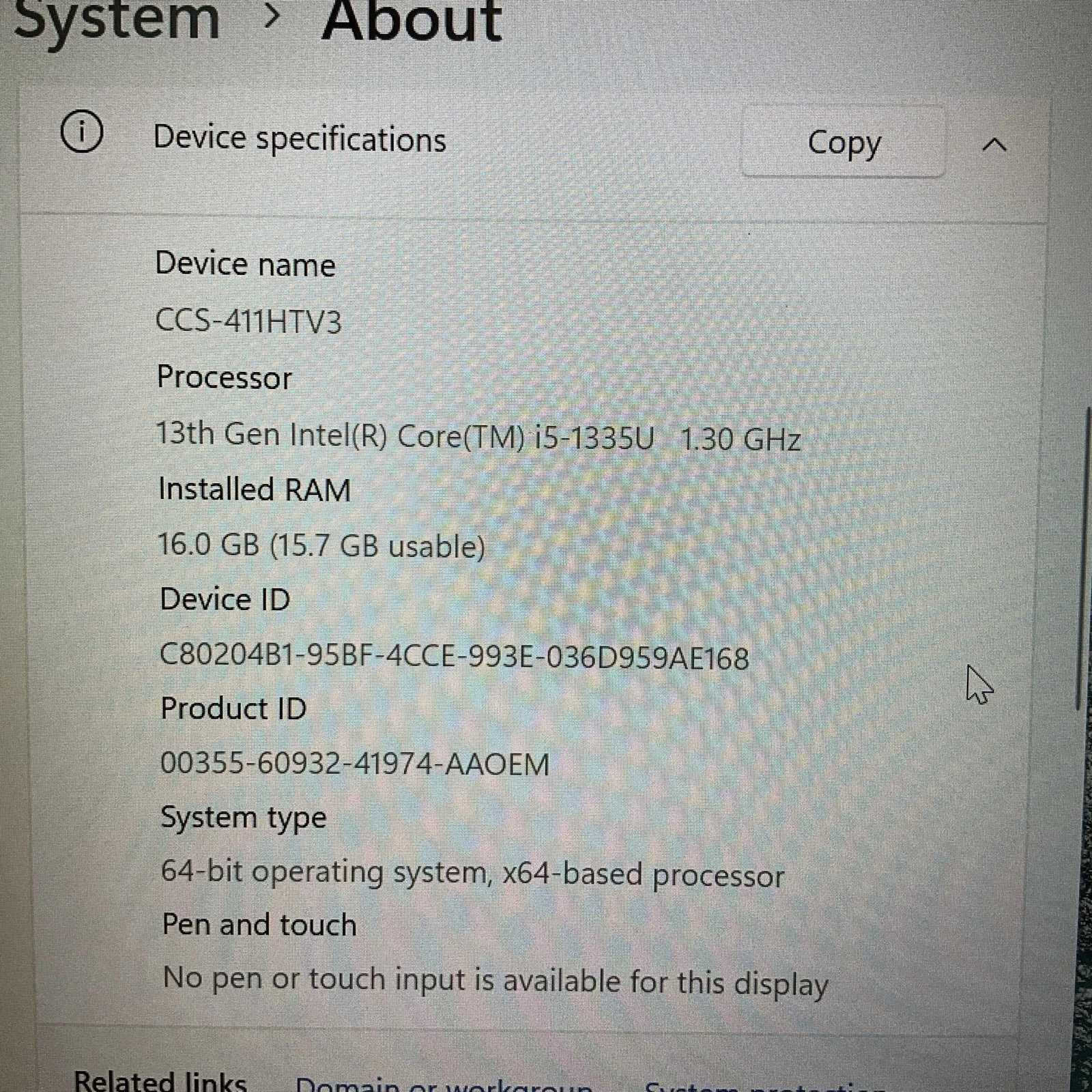 Dell Latitude 5440 14″ FHD Laptop i5-1335U 13th Gen 16GB RAM 256GB SSD Win 11Pro