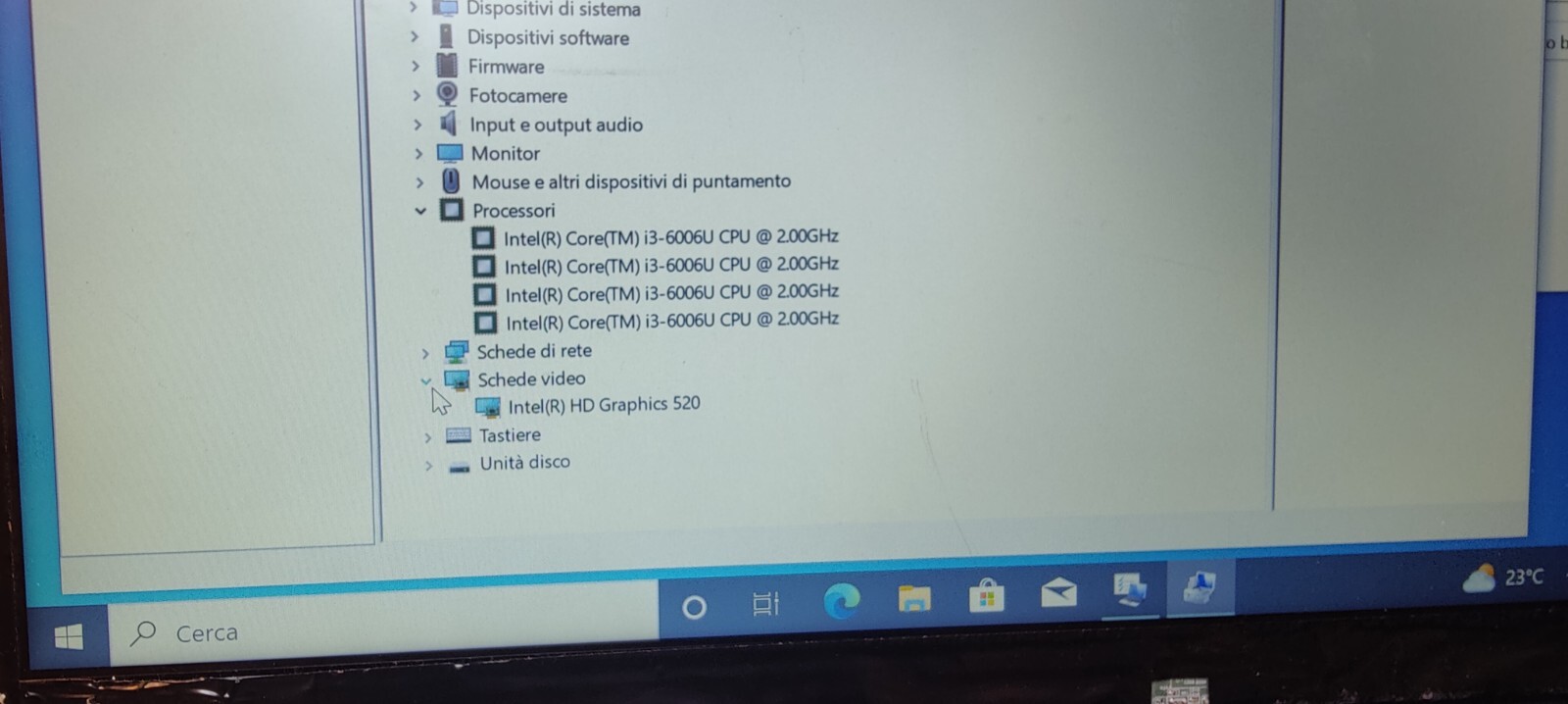LENOVO V110-15 MOTHERBOARD 448.08B01.001N I3-6006U INTEL UHD 520 4GB RAM