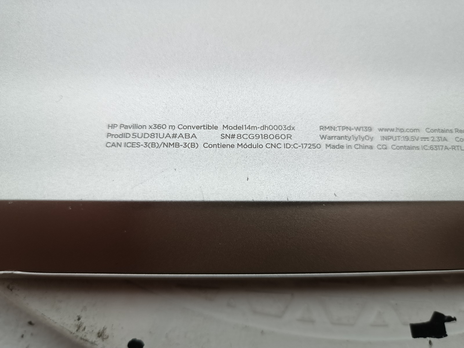 HP Pavilion x360 Convertible 14m-dh0003dx Intel Core i5 8th Gen 8GB 128GB #91