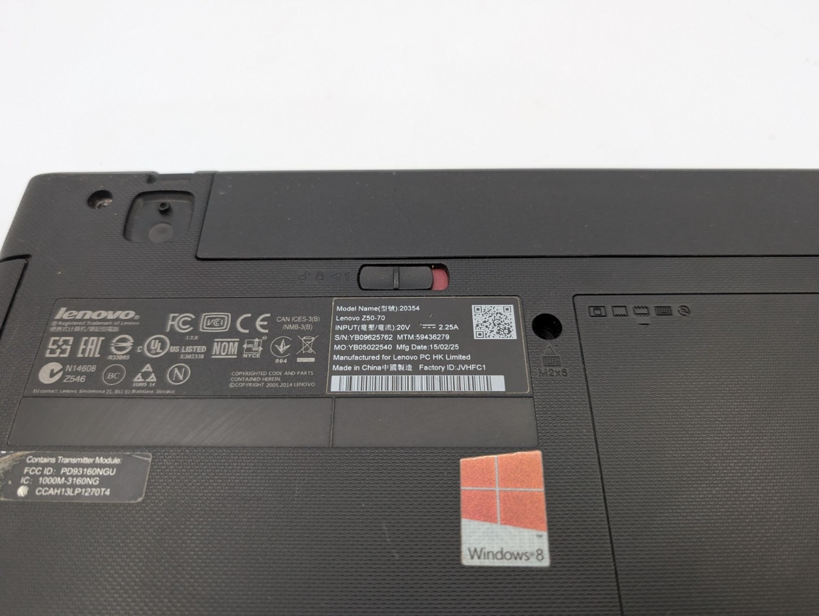Lenovo Z50-70 15.6″ Display Intel Core i7-4510U 2.00 GHz 4GB RAM Black Laptop