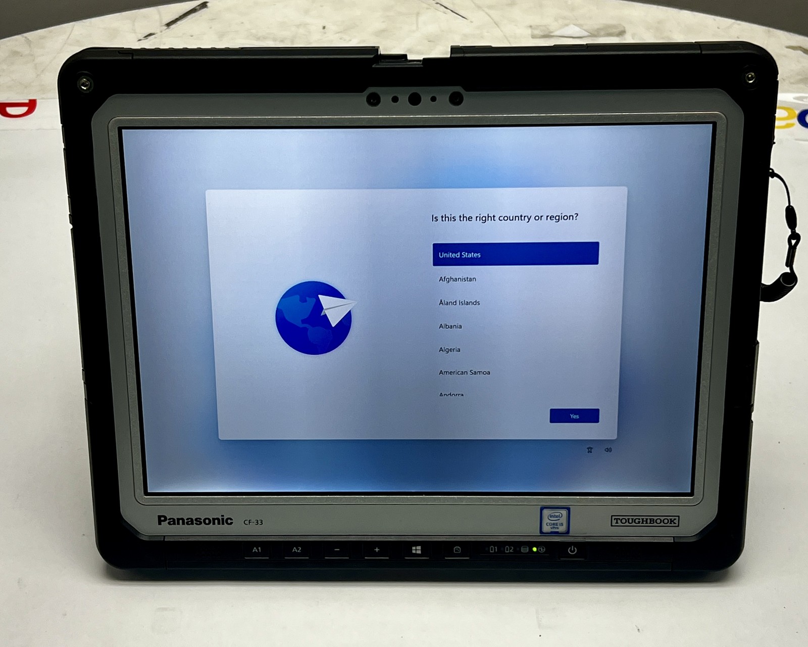 Panasonic ToughBook CF-33-1 intel i5-7300U, 16GB, 512GB SSD, Windows 11 Pro