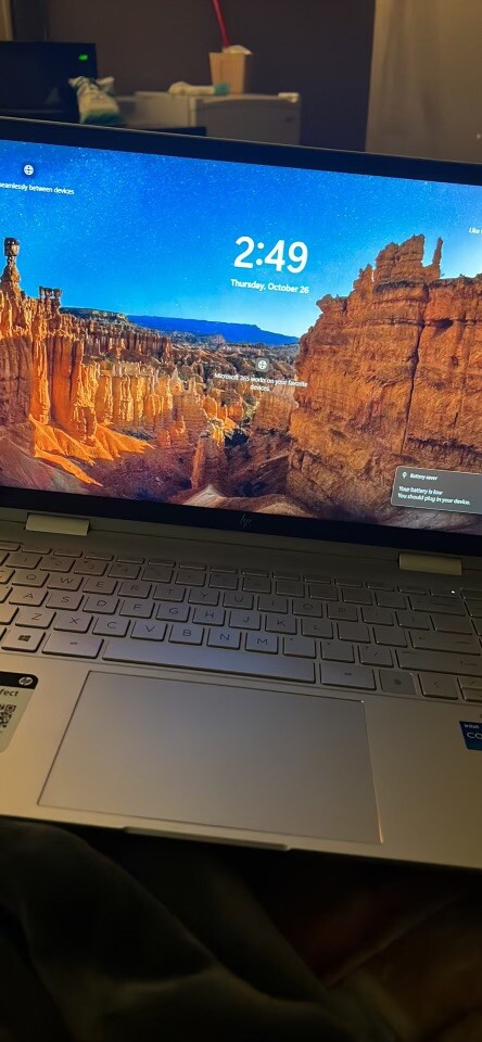 HP ENVY x360 15.6″ (256GB SSD, Intel Core i5 12th Gen., 8GB) Laptop – Natural…