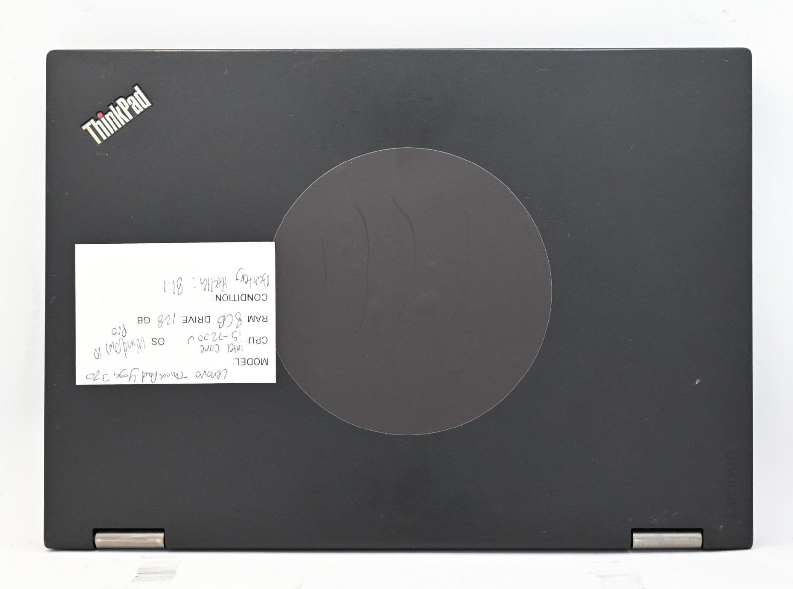 Lenovo Thinkpad Yoga 370 (2-in-1) i5-7200u 2.5GHz 8GB RAM 128GB SSD Windows 10 P