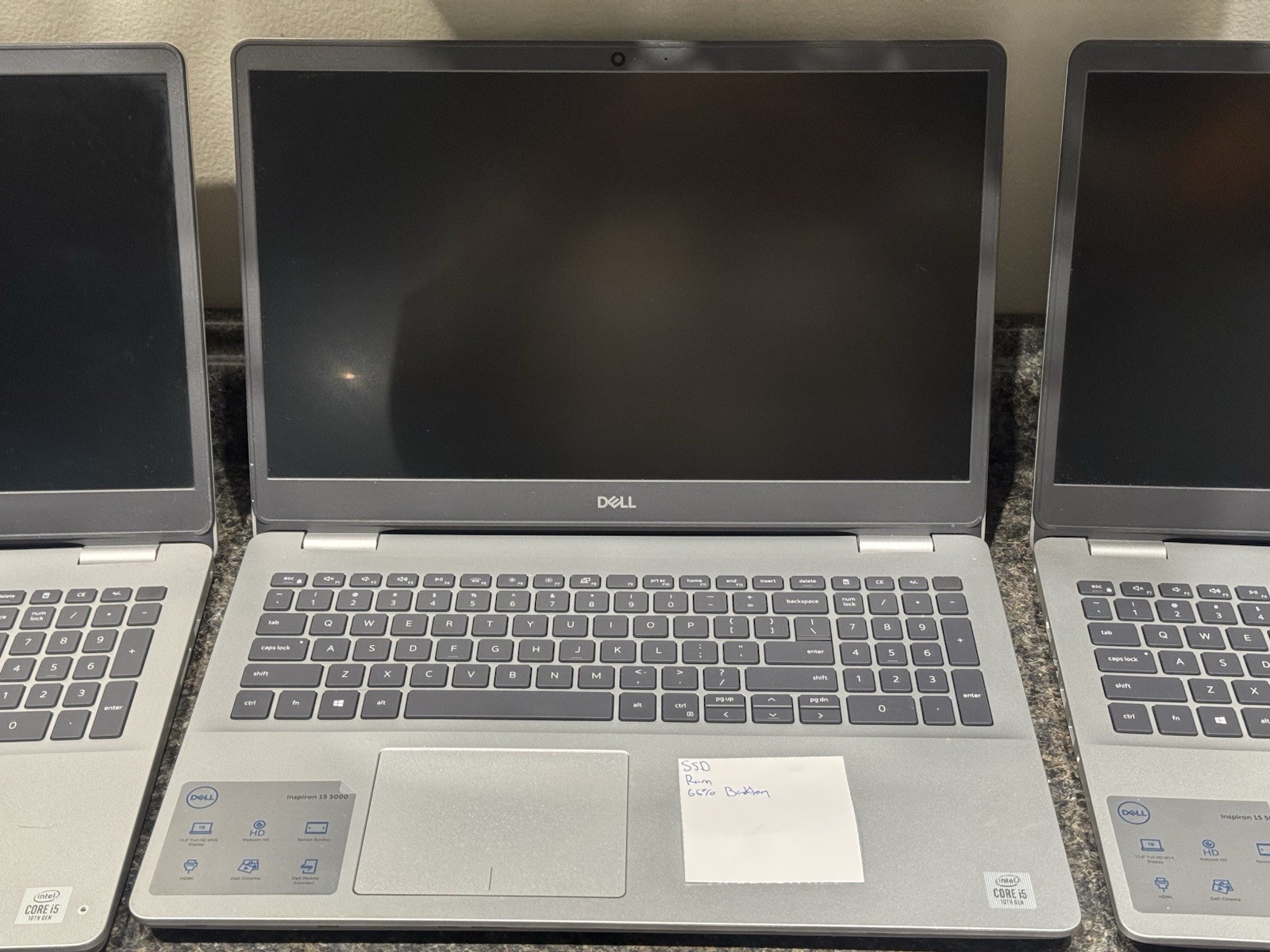 Dell Inspiron 5593 Laptop Lot Functional Intel I5-1035G1 No Ram No SSD Good Batt