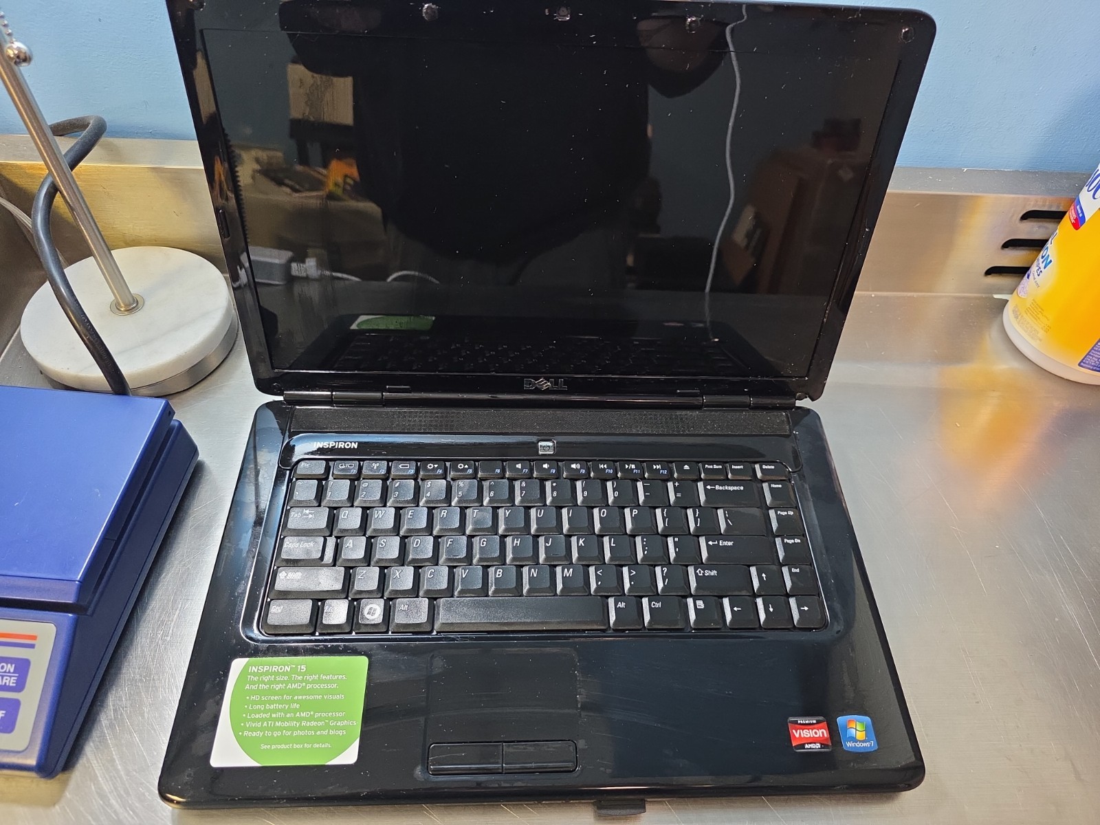 Dell Inspiron 1546 Laptop AMD Athlon X2 Dual-Core QL-64 4gb Ram NO HD Parts Only
