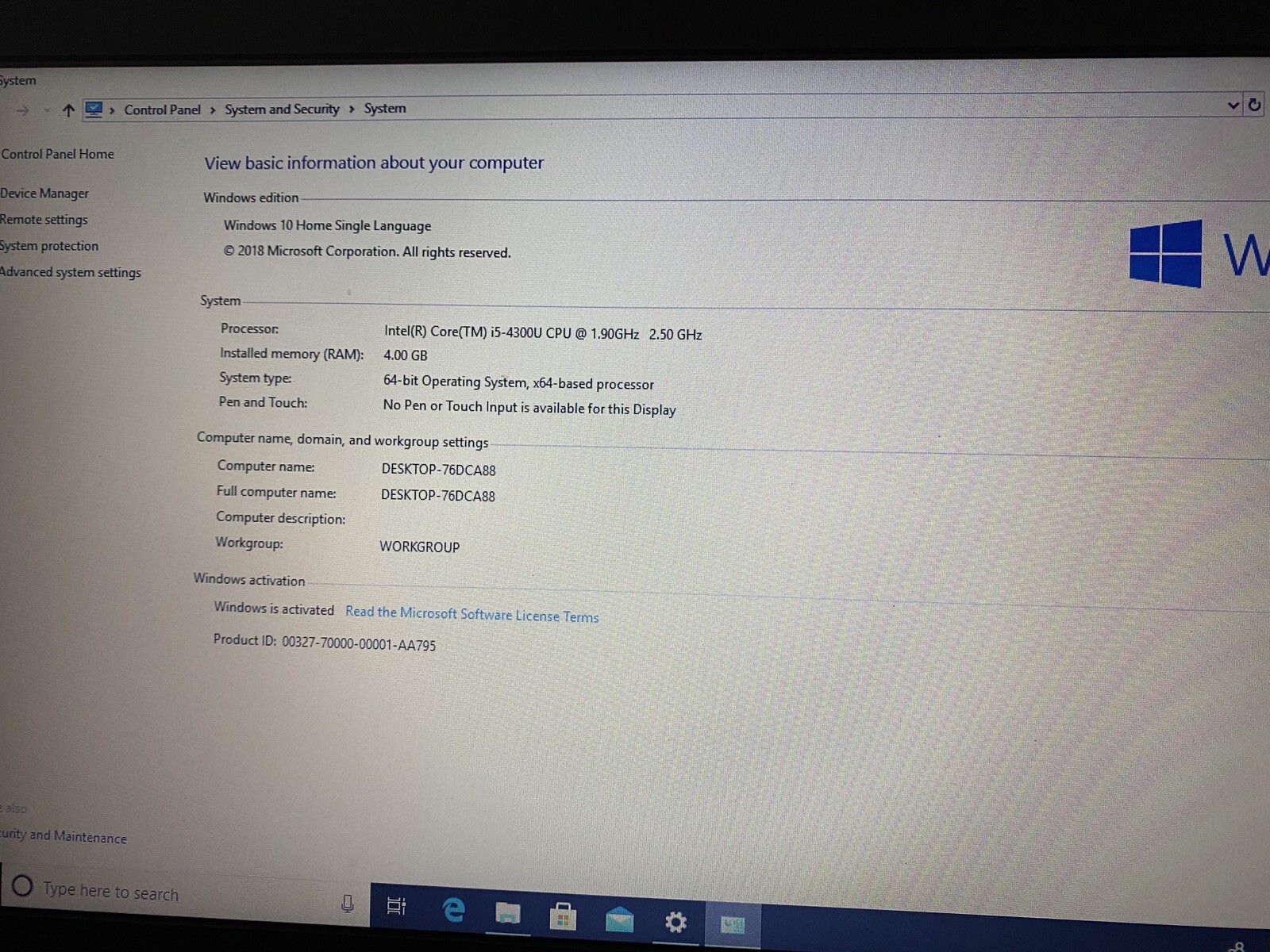 Dell Latitude E5440 14″ (≈300GB HDD, Intel Core i5 4300U, 1.90 GHz , 4GB DDR3L)