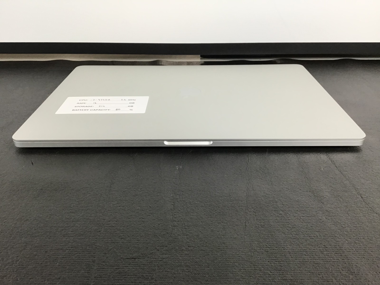 Apple MacBook Pro 16″ A2141 i7-9750H 2.6GHz 16GB RAM 500B NVMe 80% Battery ~