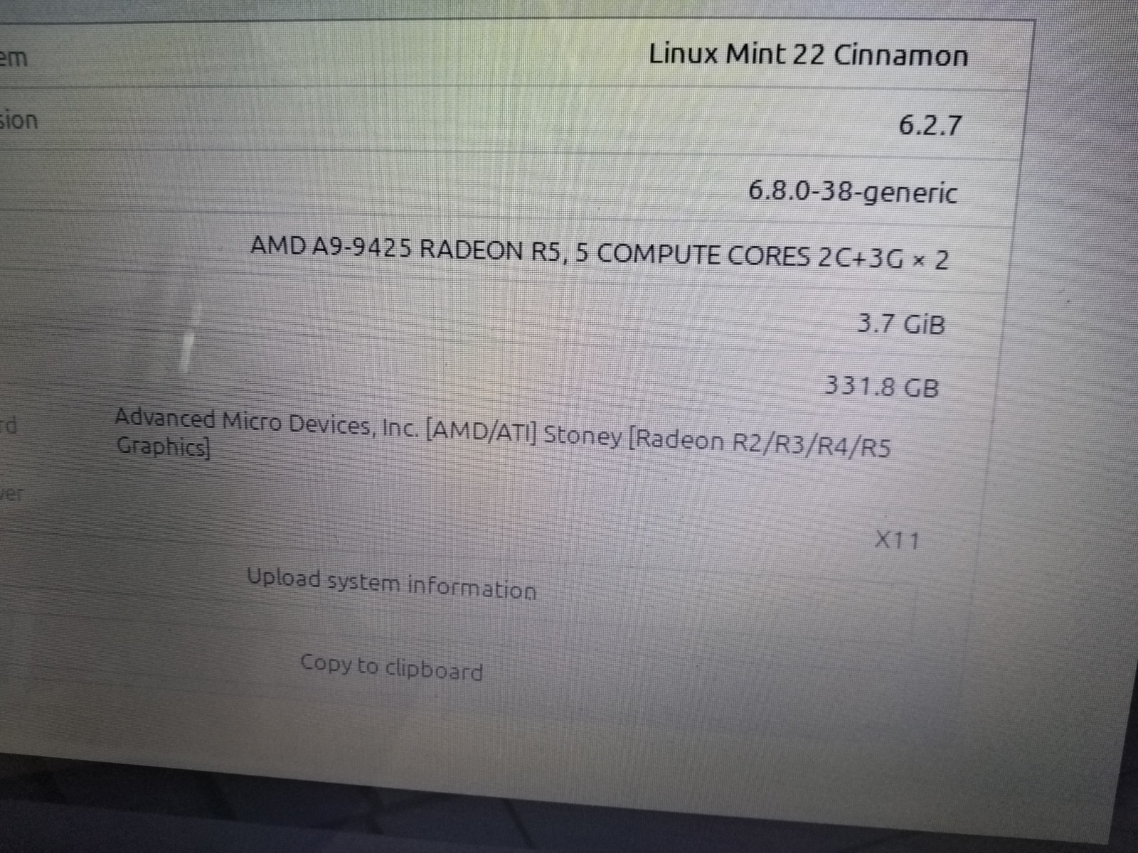 HP Pavilion 15-db0031nr 15.6″ AMD A9-9425 4GB 330GB Hd