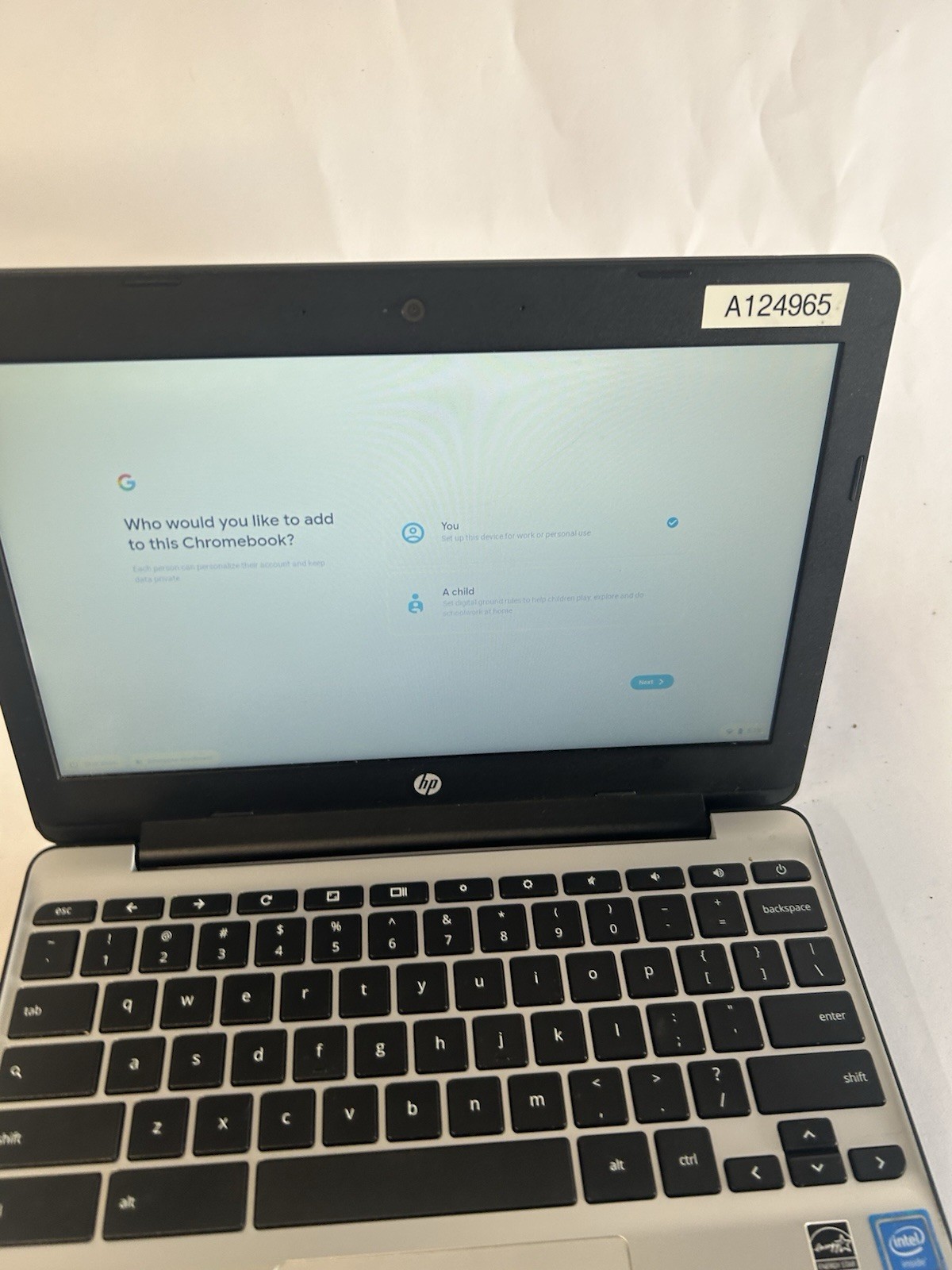 ⚡️HP Chromebook 11 G5 11.6″ 16GB N3060 ChromeOS,