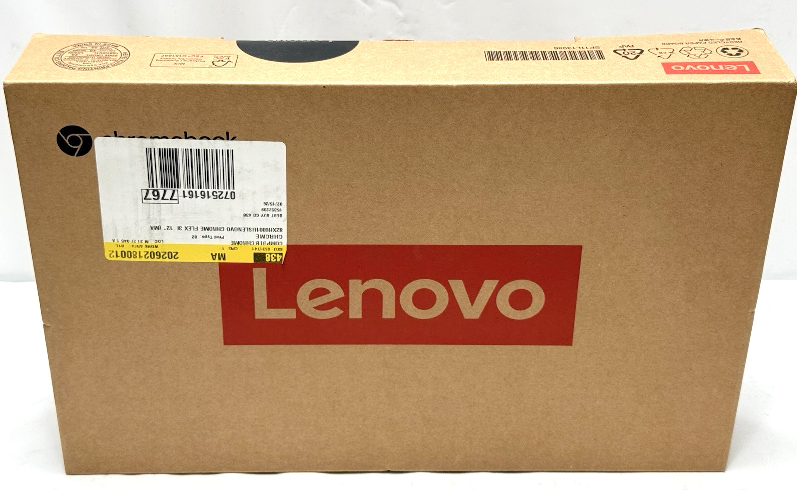Lenovo IdeaPad Flex 3 Chromebook 12.2″ intel N100 4GB 64GB eMMC Blue 82XH0001US