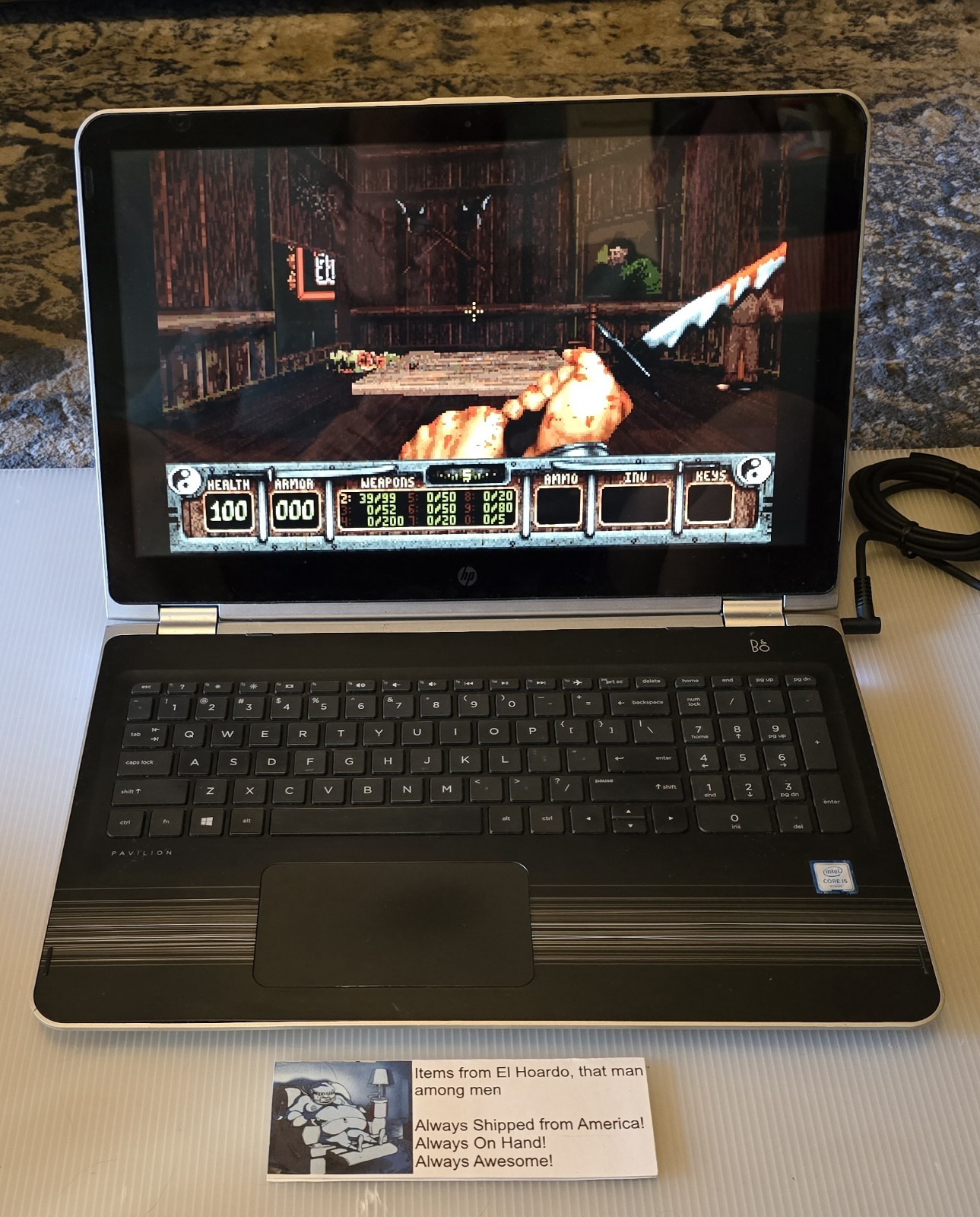 HP Pavillion X360 15-BK010NR – i5-6200U 2.30GHz – 8GB Ram 120GB SSD Touchscreen