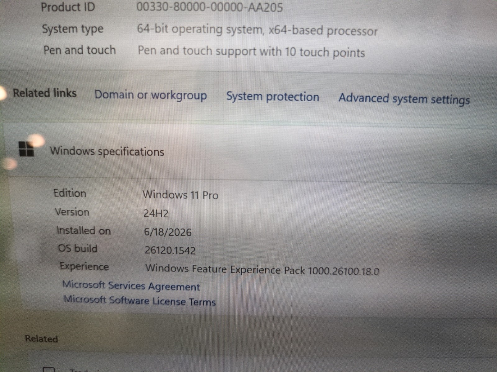 Microsoft Surface Pro 3 Model 1631 | 12″ | 256GB SSD | 8GB RAM | Windows 11