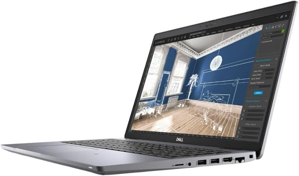 Dell Precision 3560 Workstation Laptop 15.6″ FHD i7-1185G7 16GB 512GB SSD, Good