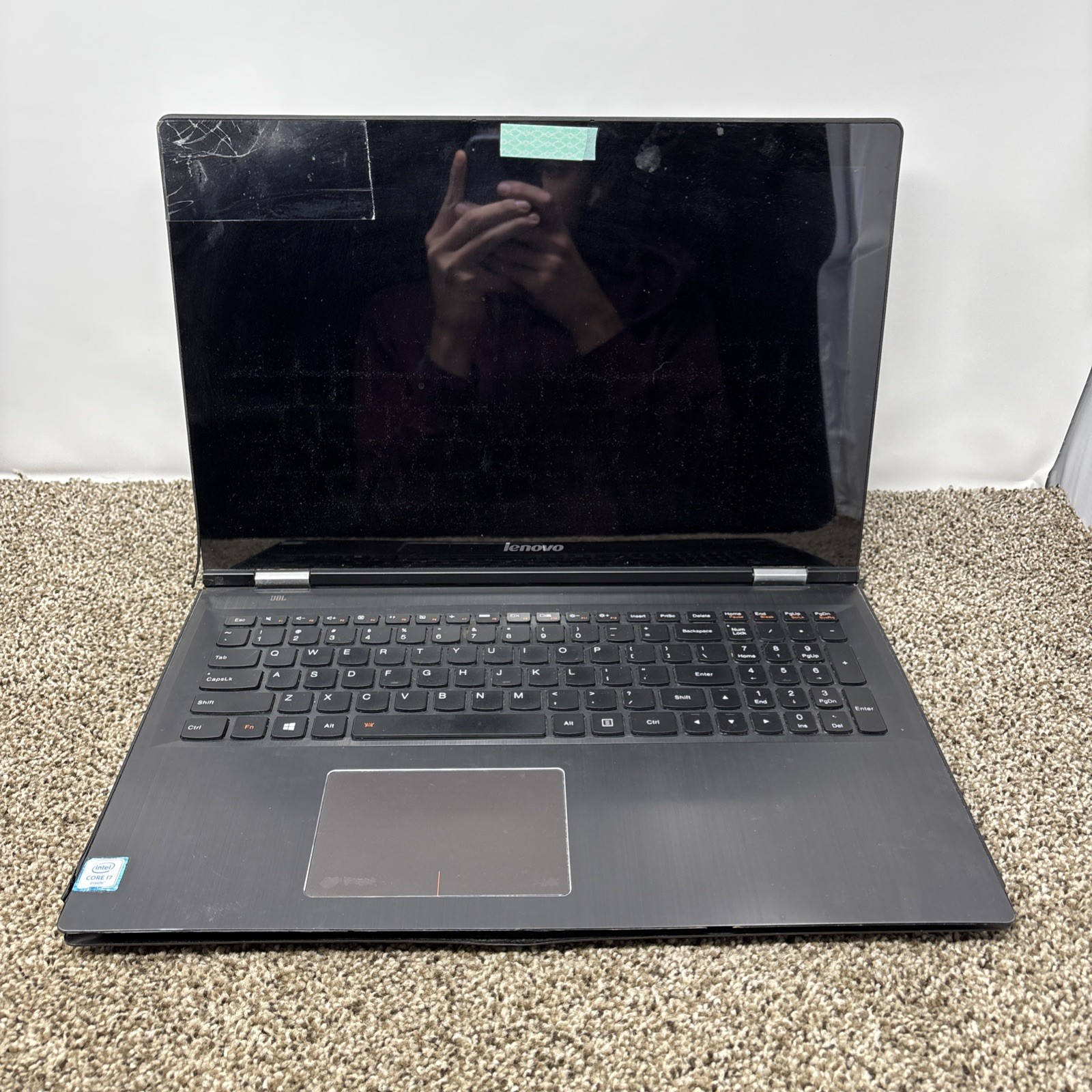 LENOVO EDGE 2 1580 FOR PARTS/REPAIR INTEL I7 NO RAM READ DESCRIPTION DAMAGED
