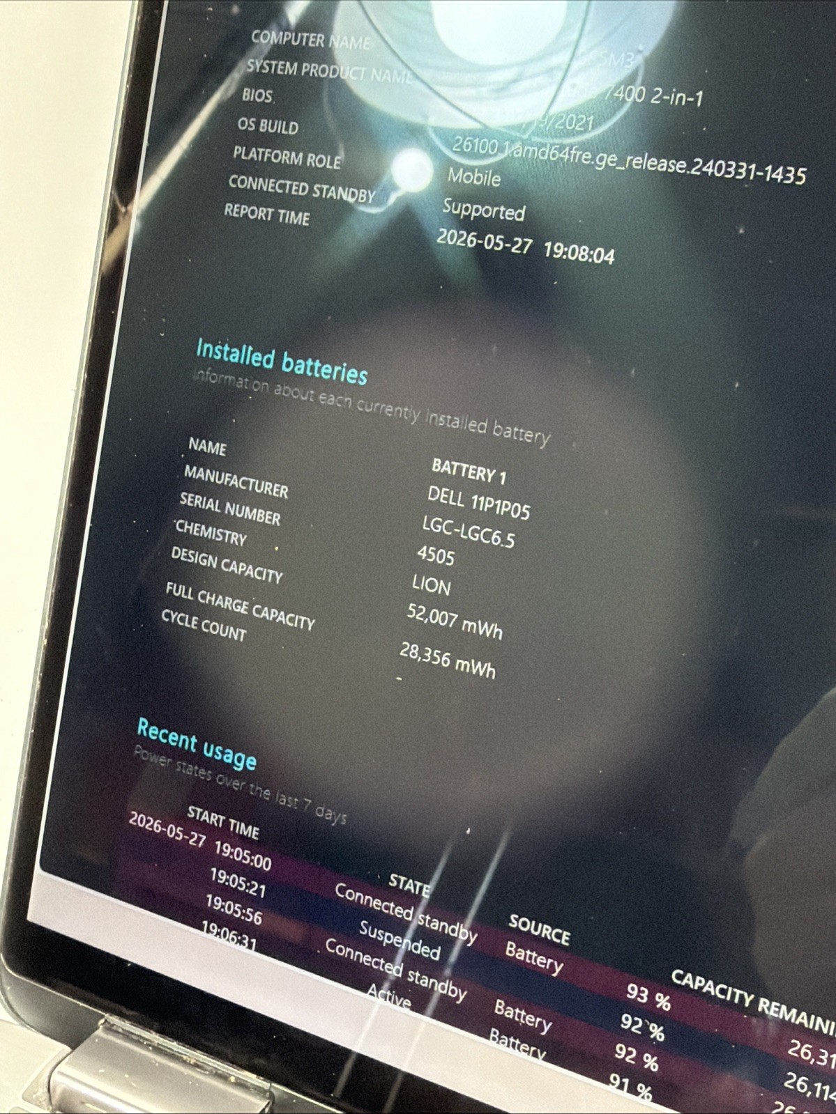 Dell Latitude 7400 (2-in-1) 14 FHD TOUCH i5-8365u 8GB 256GB SSD Win 11 Pro