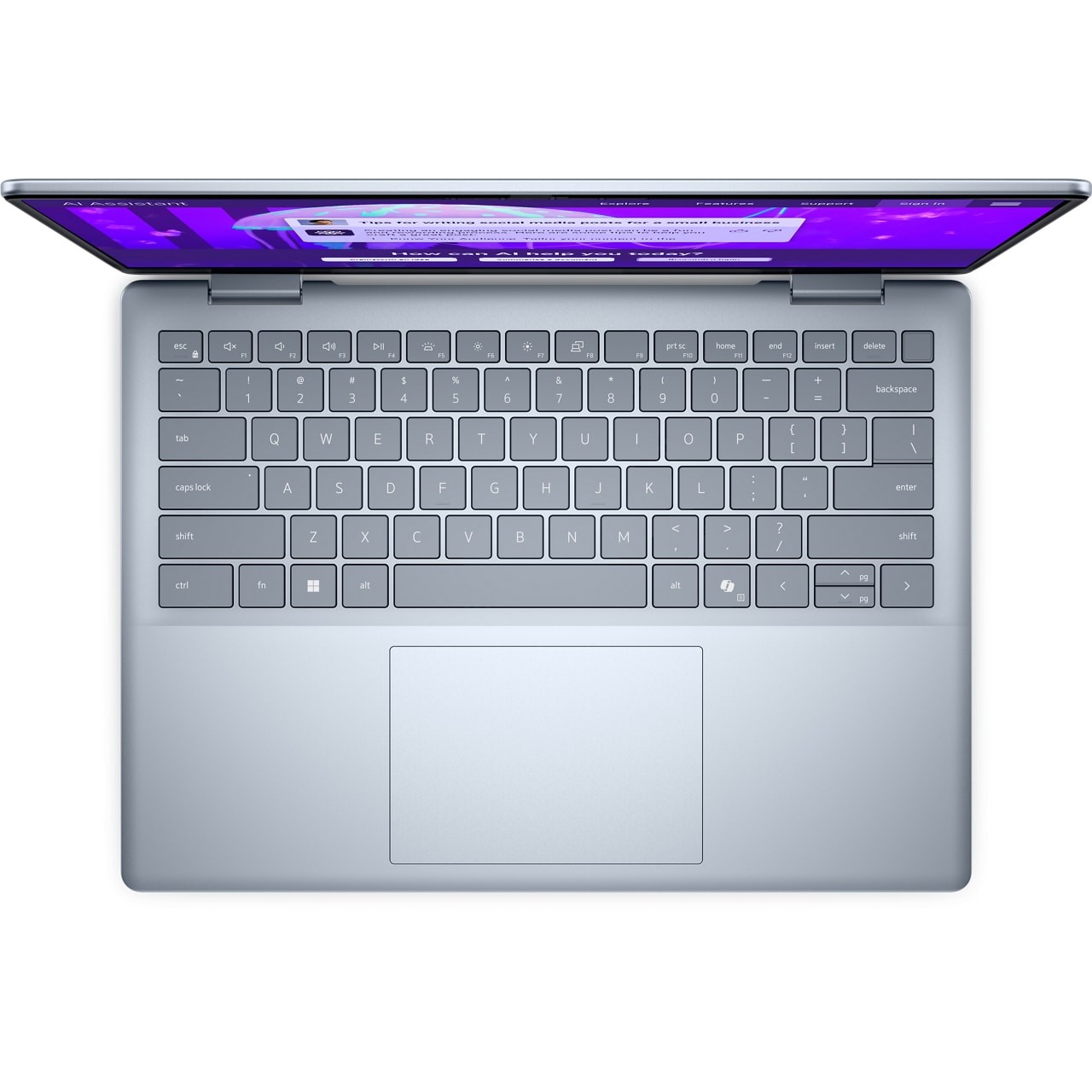 Dell 14 Plus Core Ultra 7 258V 32GB RAM 1TB SSD W11 Pro Ice Blue IPS