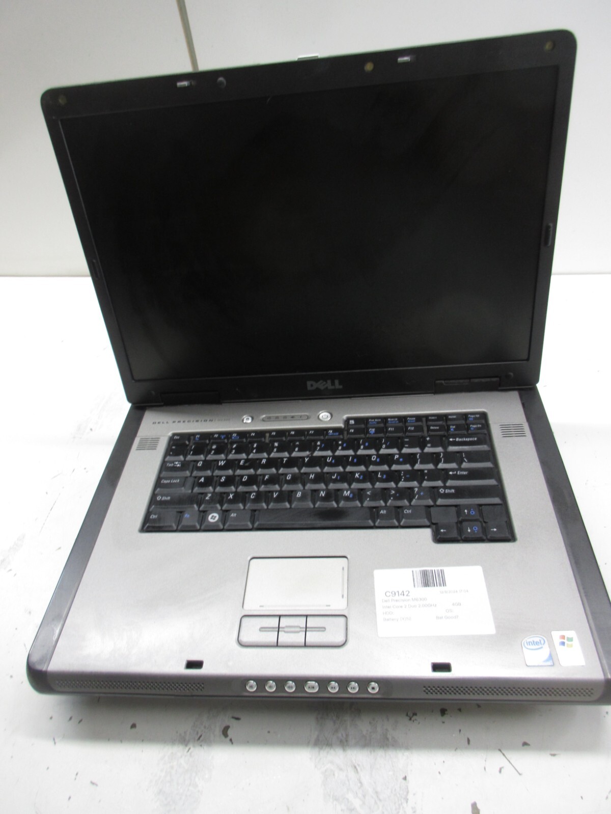 Dell Precision M6300 Intel Core 2 Duo 2.00GHz 4GB NO HDD No Batt