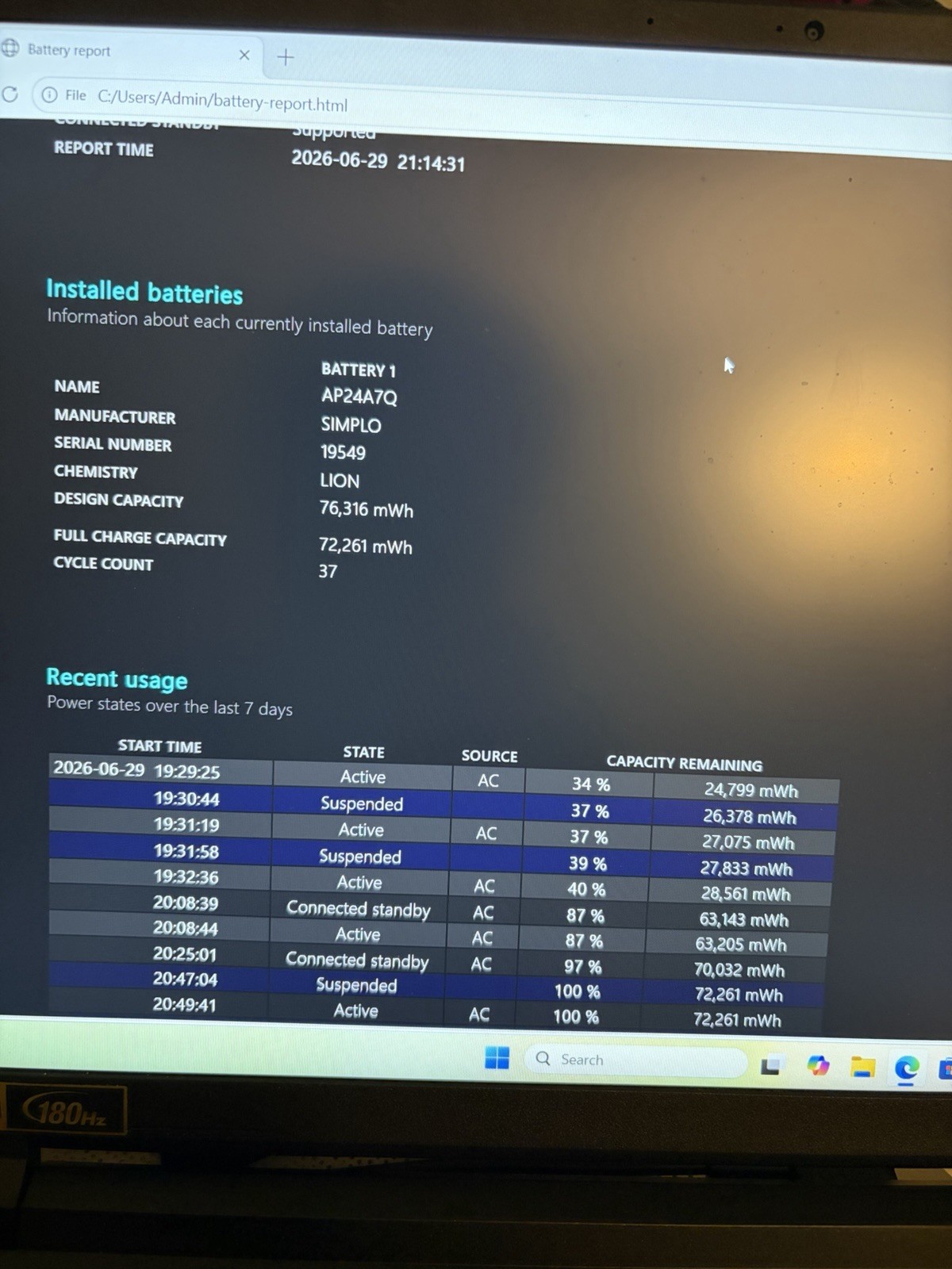 RTX 5060 Acer Nitro V 16S AI 180Hz FHD+ 3.8 GHz Ryzen 7 260 32GB 1TB SSD