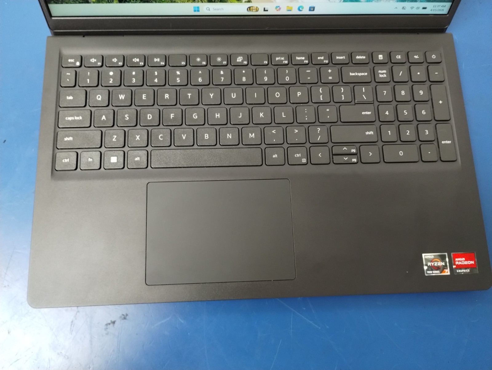 DELL 15 DC15255 G8MK9, AMD Ryzen 7 7730U, 2.00 GHz, 16 GB RAM, 512 GB NVMe SSD