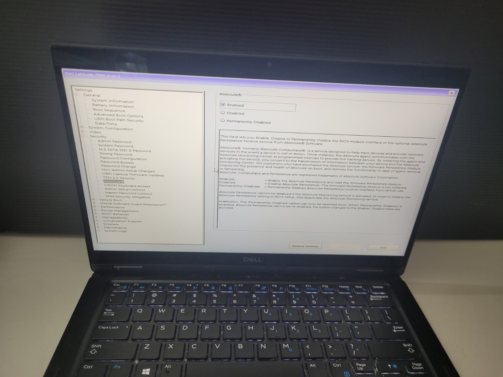 Dell Latitude 7390 Intel Core i5-8250U 1.6Ghz 8GB Ram No SSD 13.3″ Touch Laptop