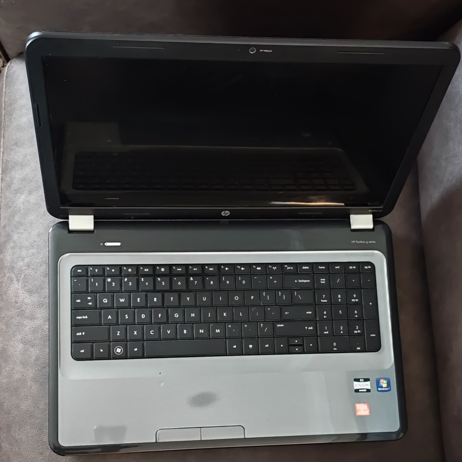 HP Pavilion g7 17.3″ AMD E2 Dual-Core Windows 7 HDD Built-in Webcam Used