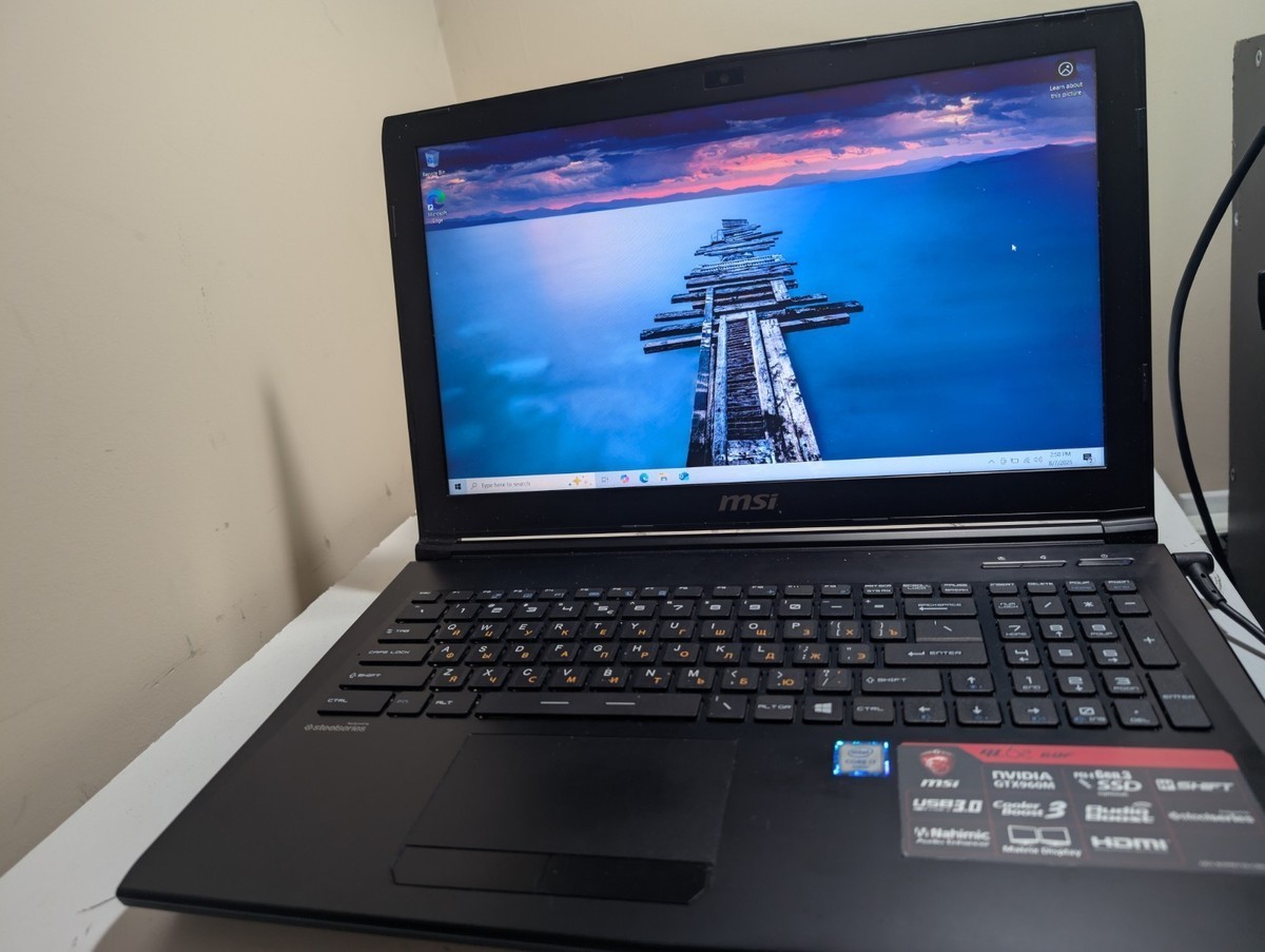 MSI GE62VR 6RF Apache Pro Intel Core i7-6700HQ 32GB Ram
