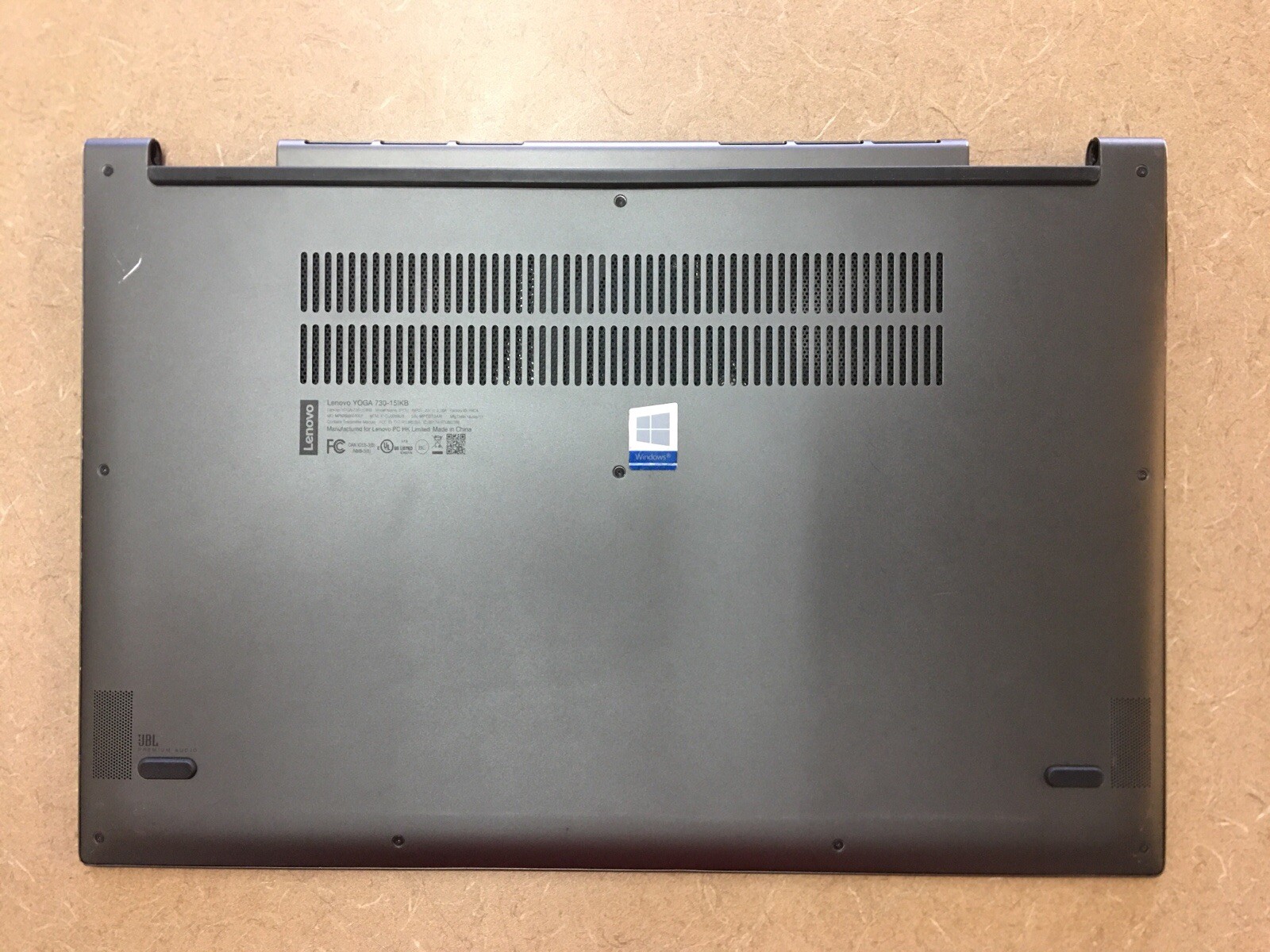 Lenovo YOGA 730-15IKB Base Intel Core i7 8550U 8GB DDR4 Laptop – Iron Gray