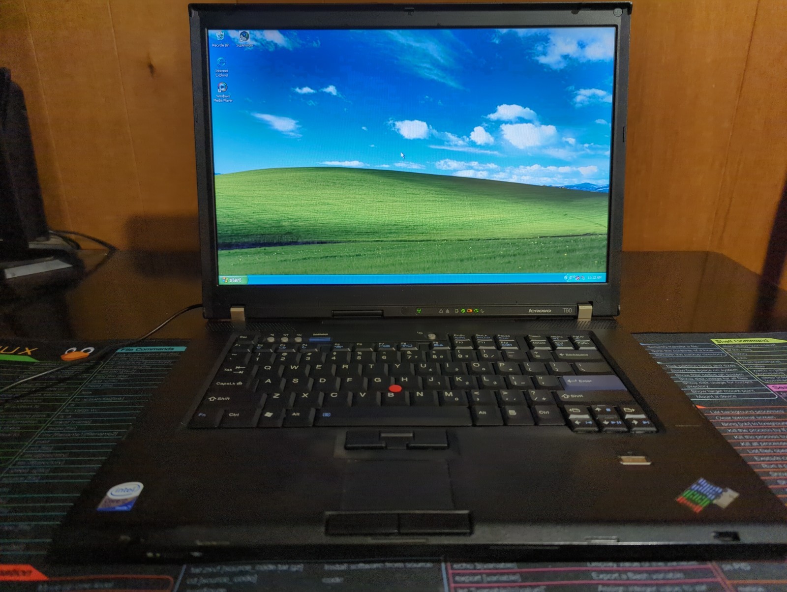 IBM ThinkPad T60 Vintage Laptop Core Duo 1.66GHz 240 GB SSD 3GB RAM Windows XP