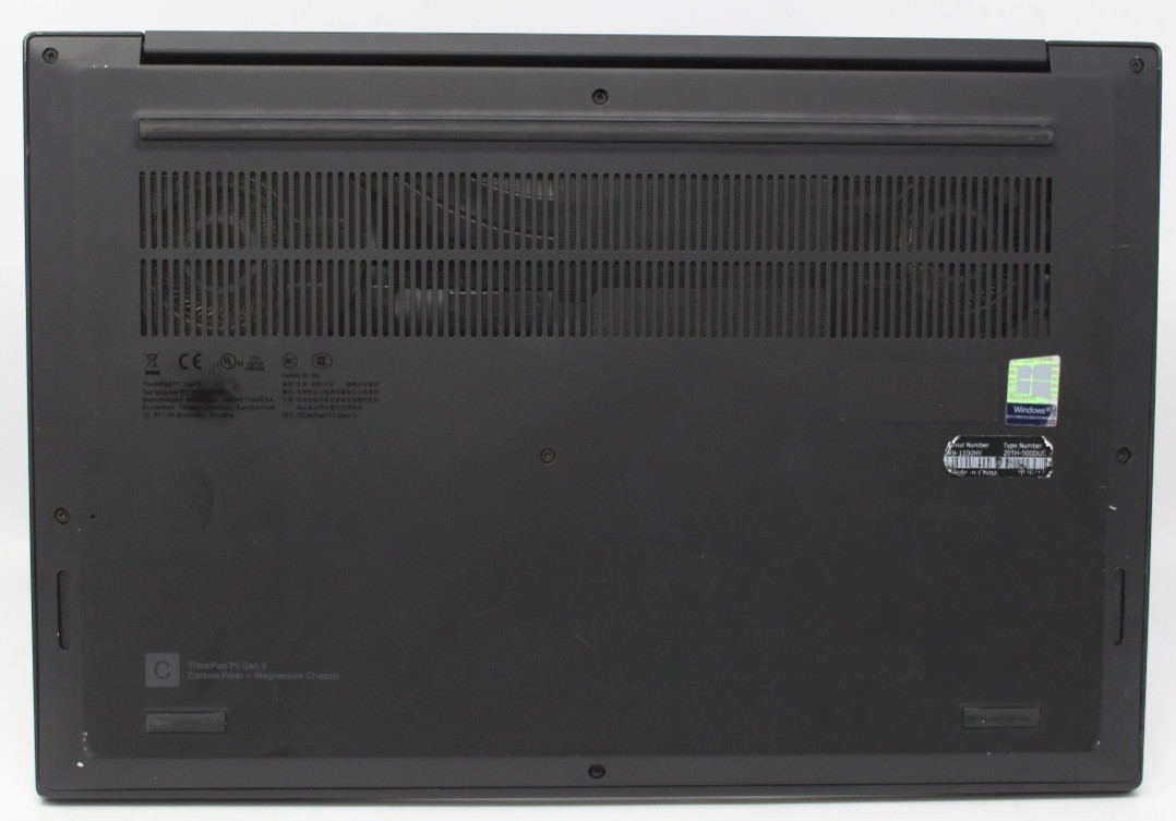 Lenovo ThinkPad P1 G3 i7 10850H @ 2.7 GHz Touch T1000 256 GB 32 GB Win 11 Pro