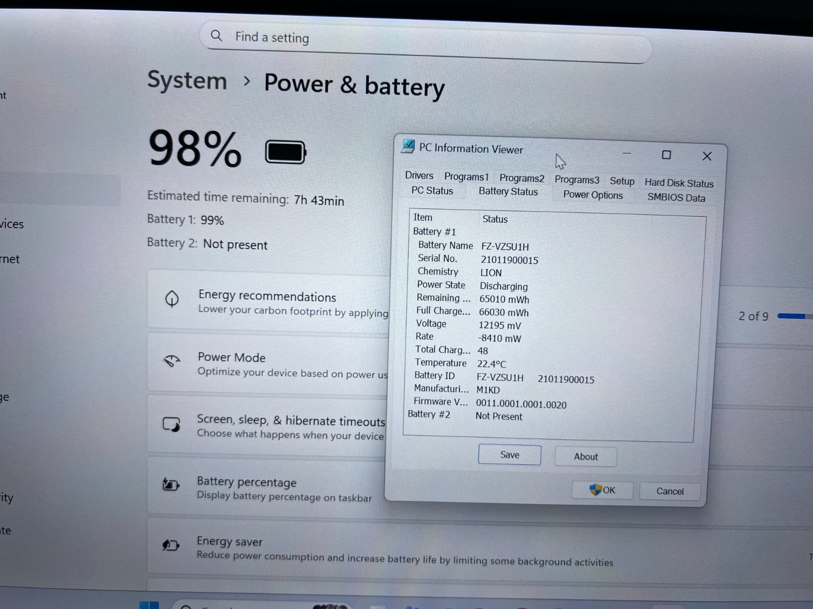 FZ-55CA60CVM, Intel core i7-8665U,512GB SSD,16GB Mem, Touch, HDMI, 4G LTE, GPS,