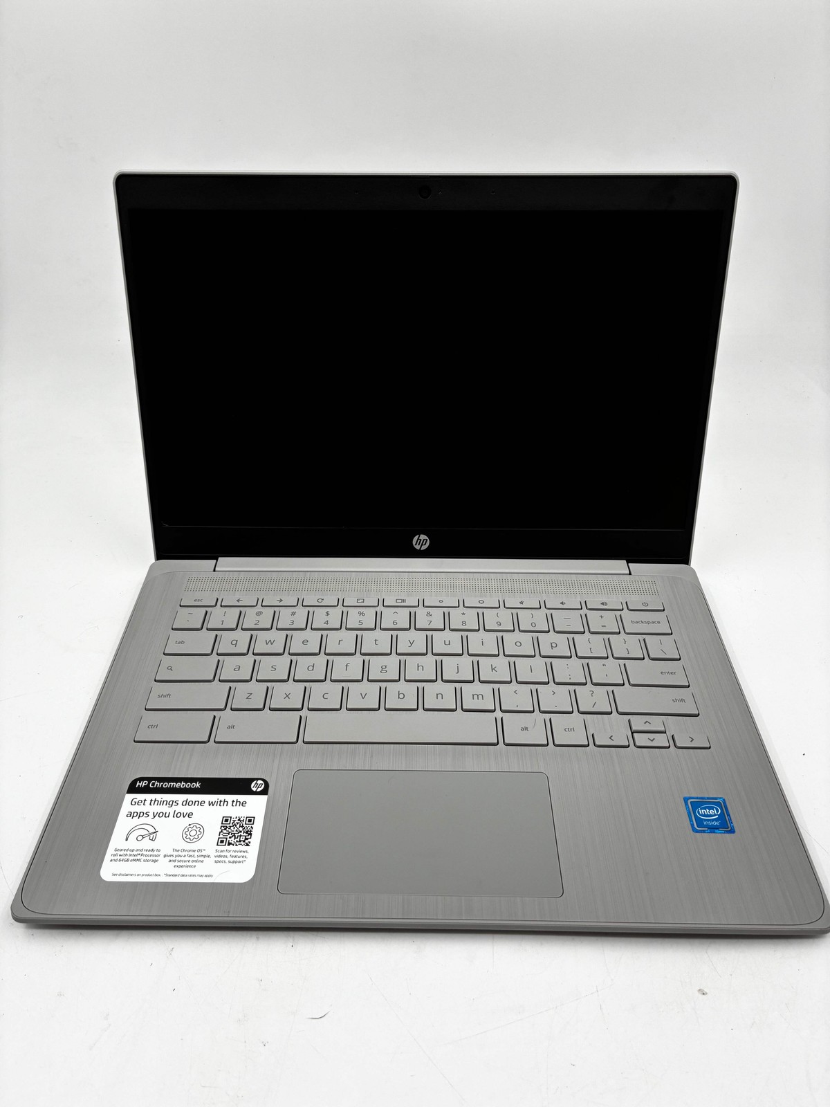 HP Chromebook 14a-ne0013dx 14″ Intel Celeron N4120 4GB 64GB Gray w/ Charger