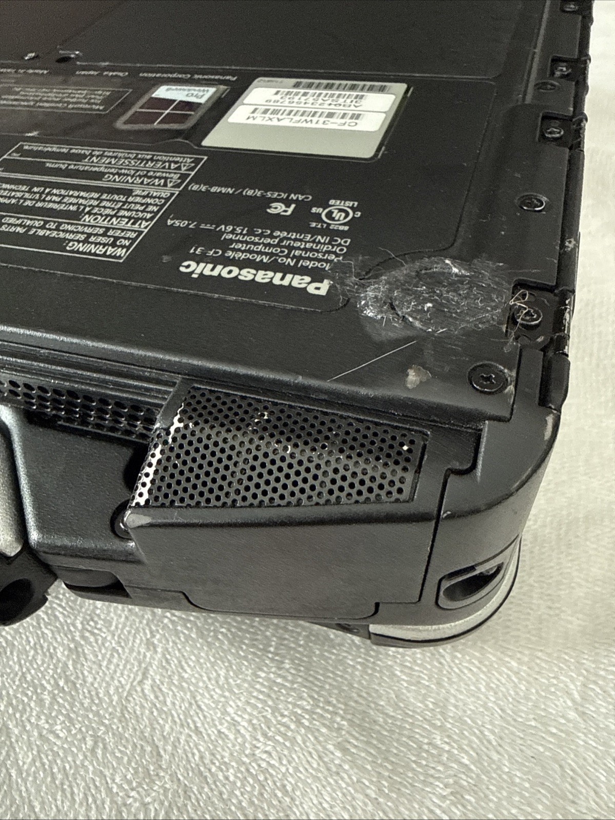 Panasonic Toughbook CF-31 MK4 i5-3340M 2.7GHz/8GB 128GB/NoOS/NoDVD/No AC Charger