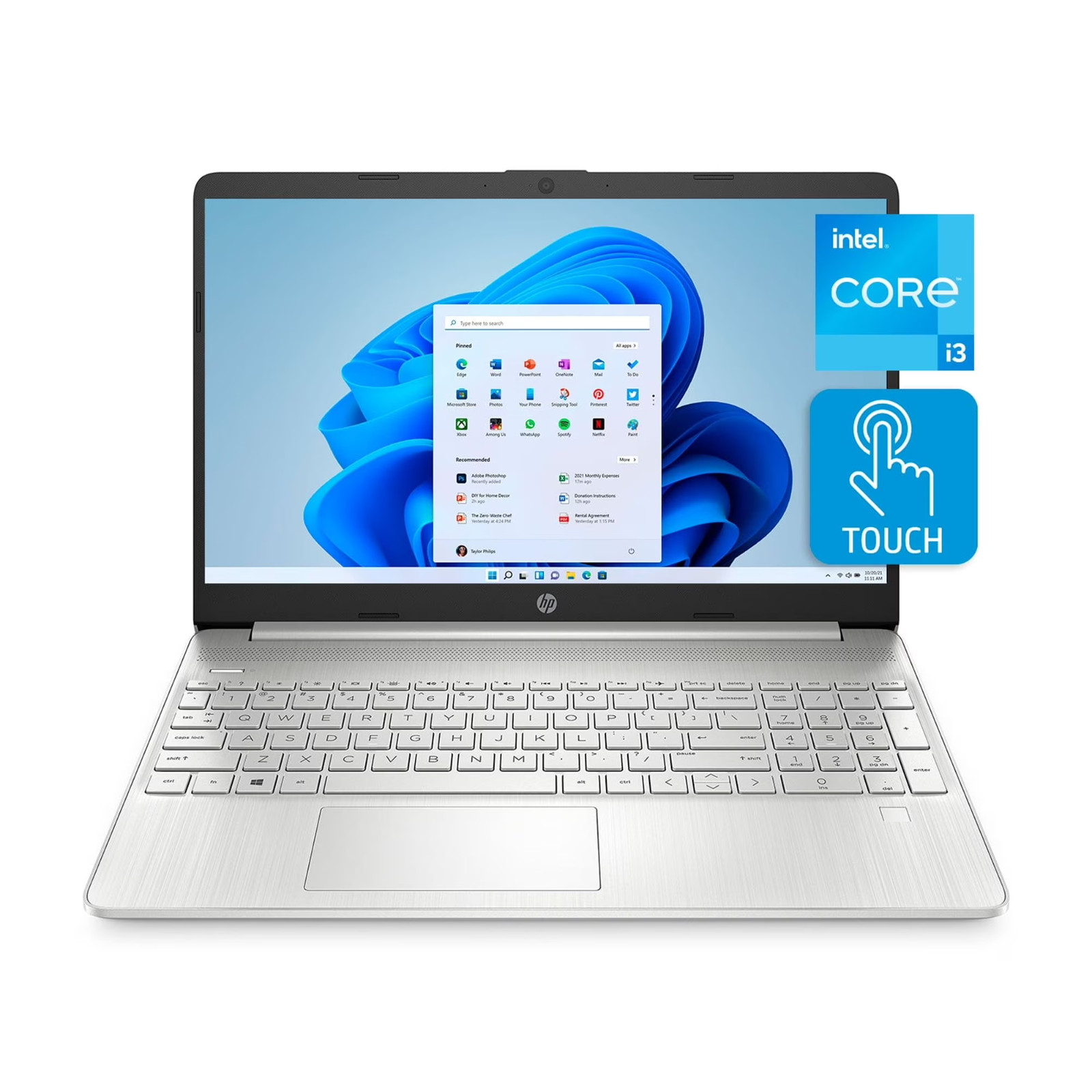 HP 15-dy2132wm 15.6″ FHD Touchscreen Intel Core i3-1115G4 16GB RAM 512GB SSD W11