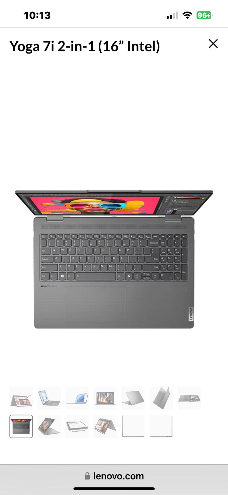 Yoga 7i 2-in-1 (16″ Intel)