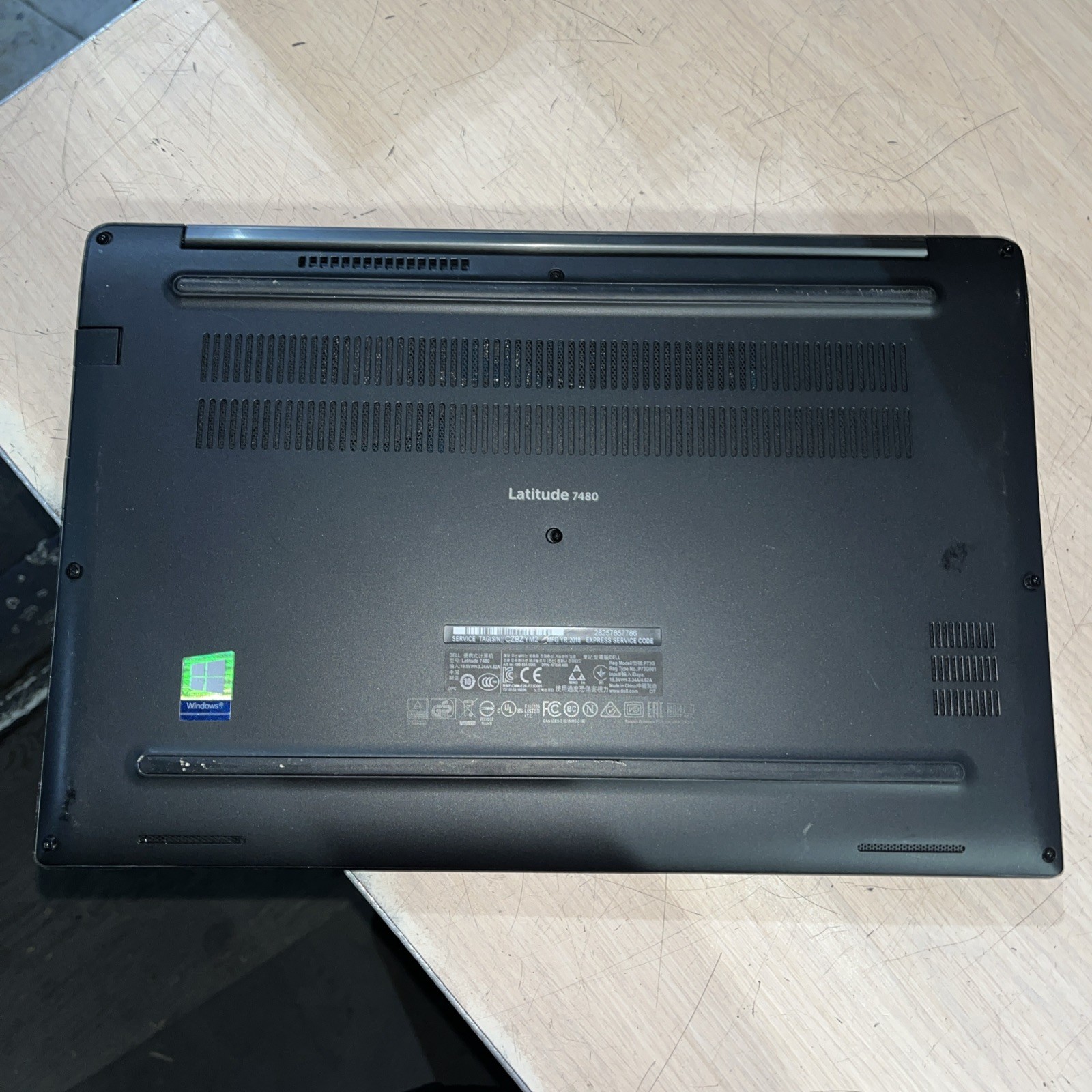 DELL LATITUDE 7480 INTEL CORE I7-7600U 2.80GHZ 8GB RAM NO HD .