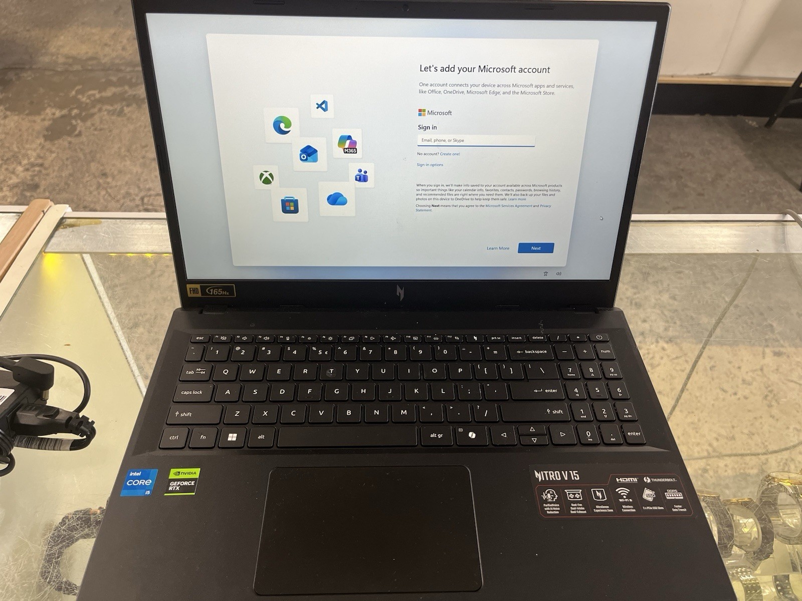 Acer Nitro V 15 Gaming Laptop Intel Core i5 RTX 8GB RAM 512GB SSD 15.6″ Win11