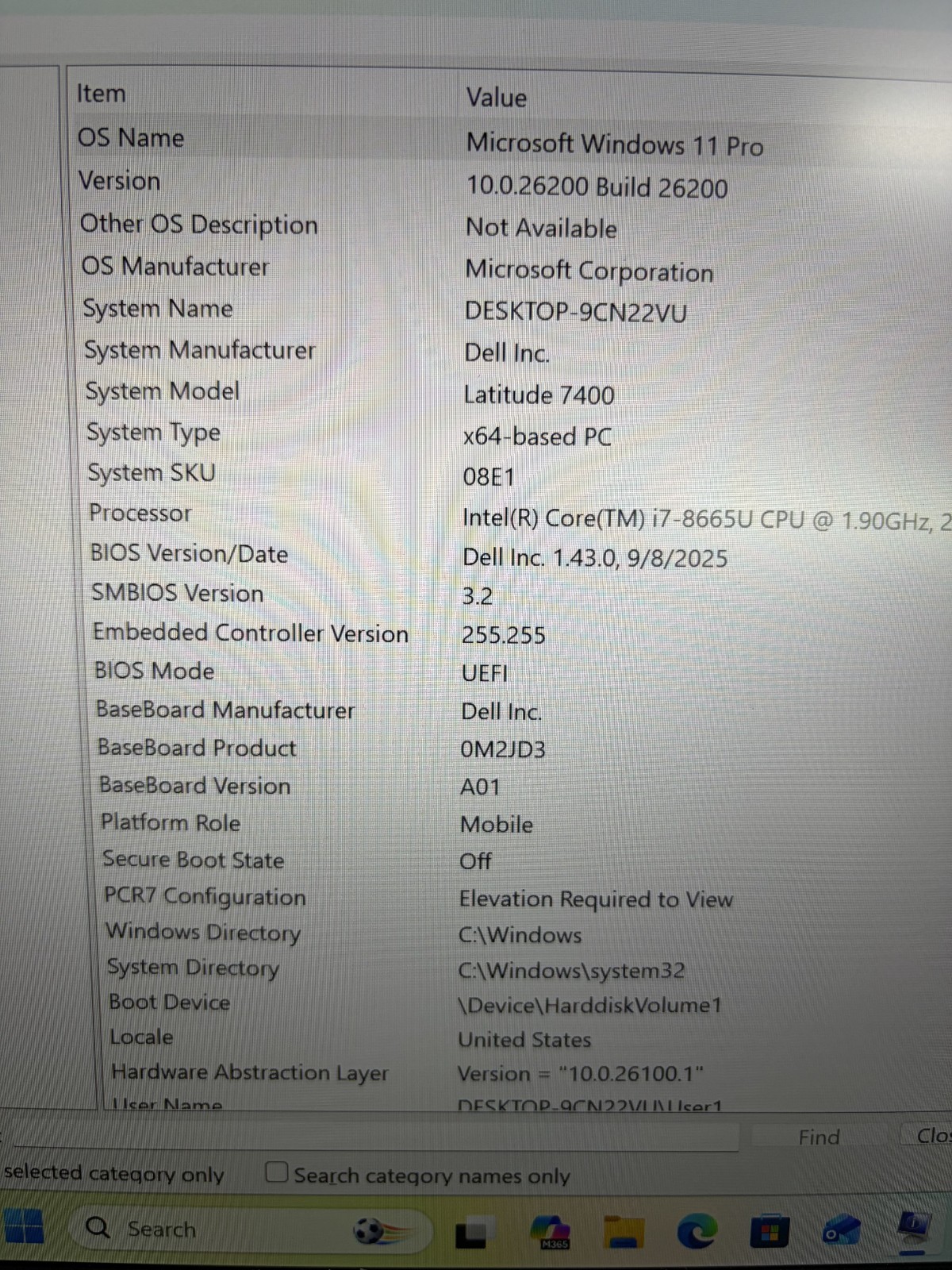 Dell Latitude 7400 I7 8th Gen, 16GB RAM, 256GB M2, W11 Pro, *REFRESHED* laptop